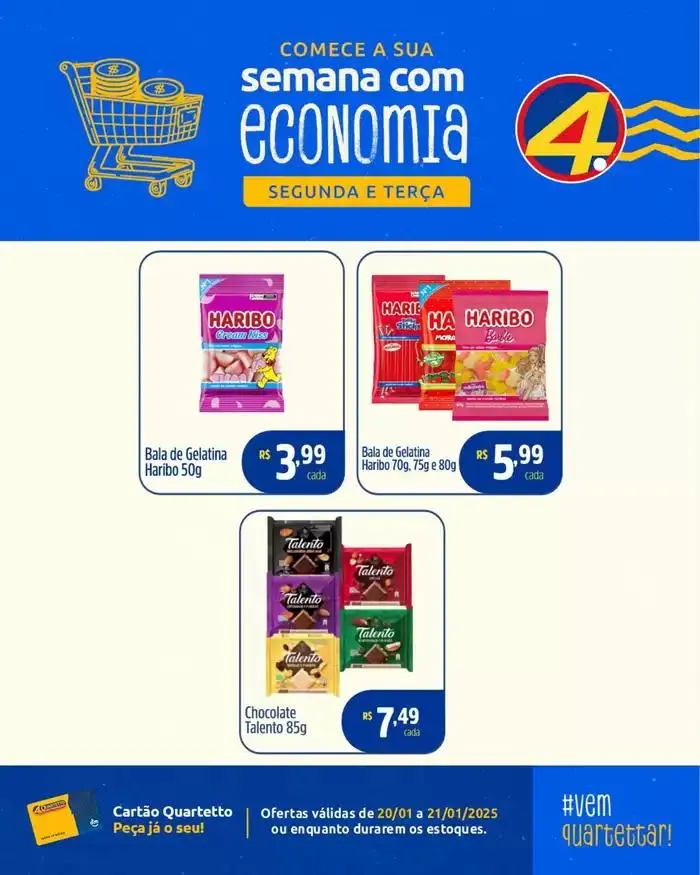 Encarte de Encarte Quartetto Supermercados 21 de janeiro até 21 de janeiro 2025 - Pagina 7