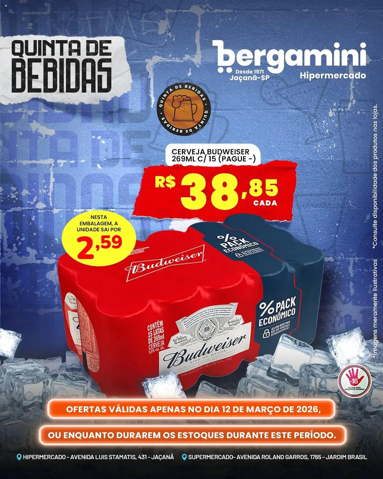 Encarte de Catálogo Supermercado Bergamini 12 de março até 12 de março 2026 - Pagina 3