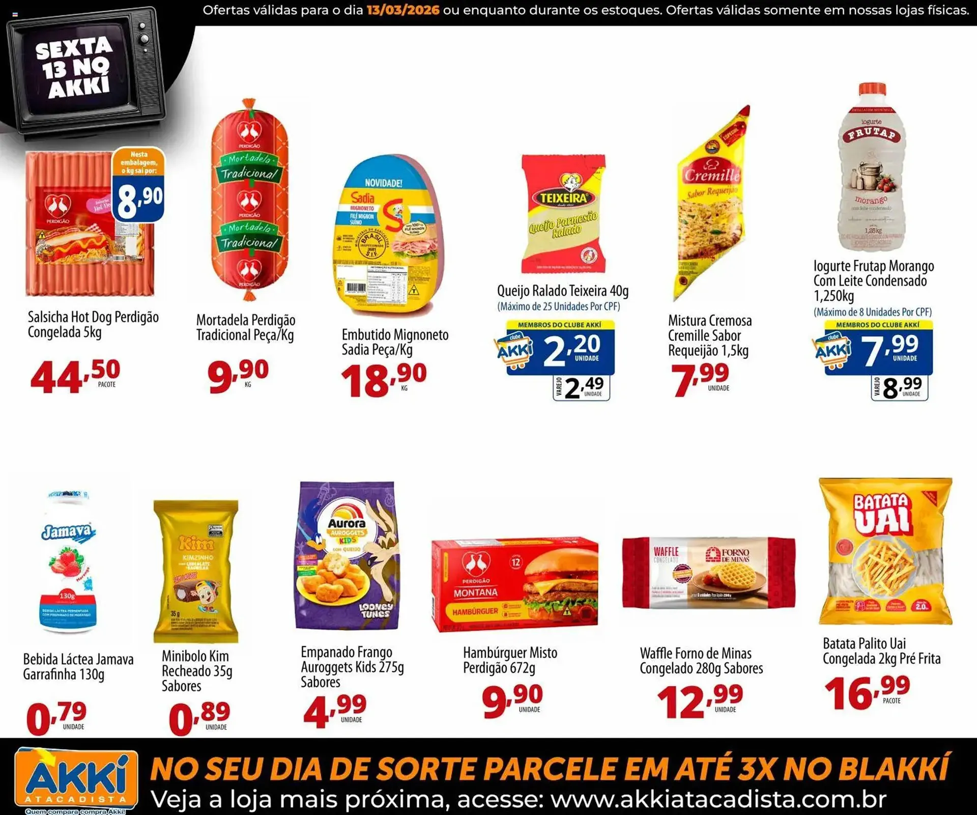 Encarte de Folheto Akki Atacadista 13 de março até 13 de março 2026 - Pagina 3