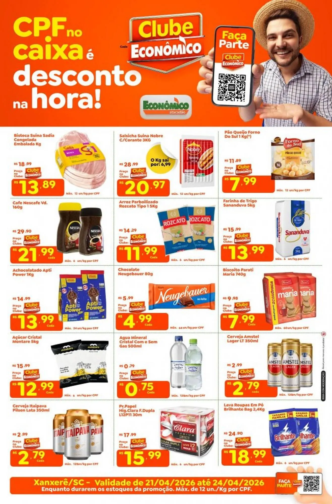 Encarte de Catálogo Econômico Atacadão 21 de abril até 24 de abril 2026 - Pagina 1