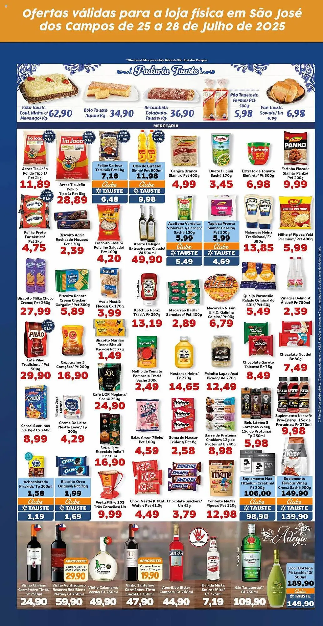 Encarte de Catálogo Supermercados Tauste 25 de julho até 29 de julho 2025 - Pagina 3