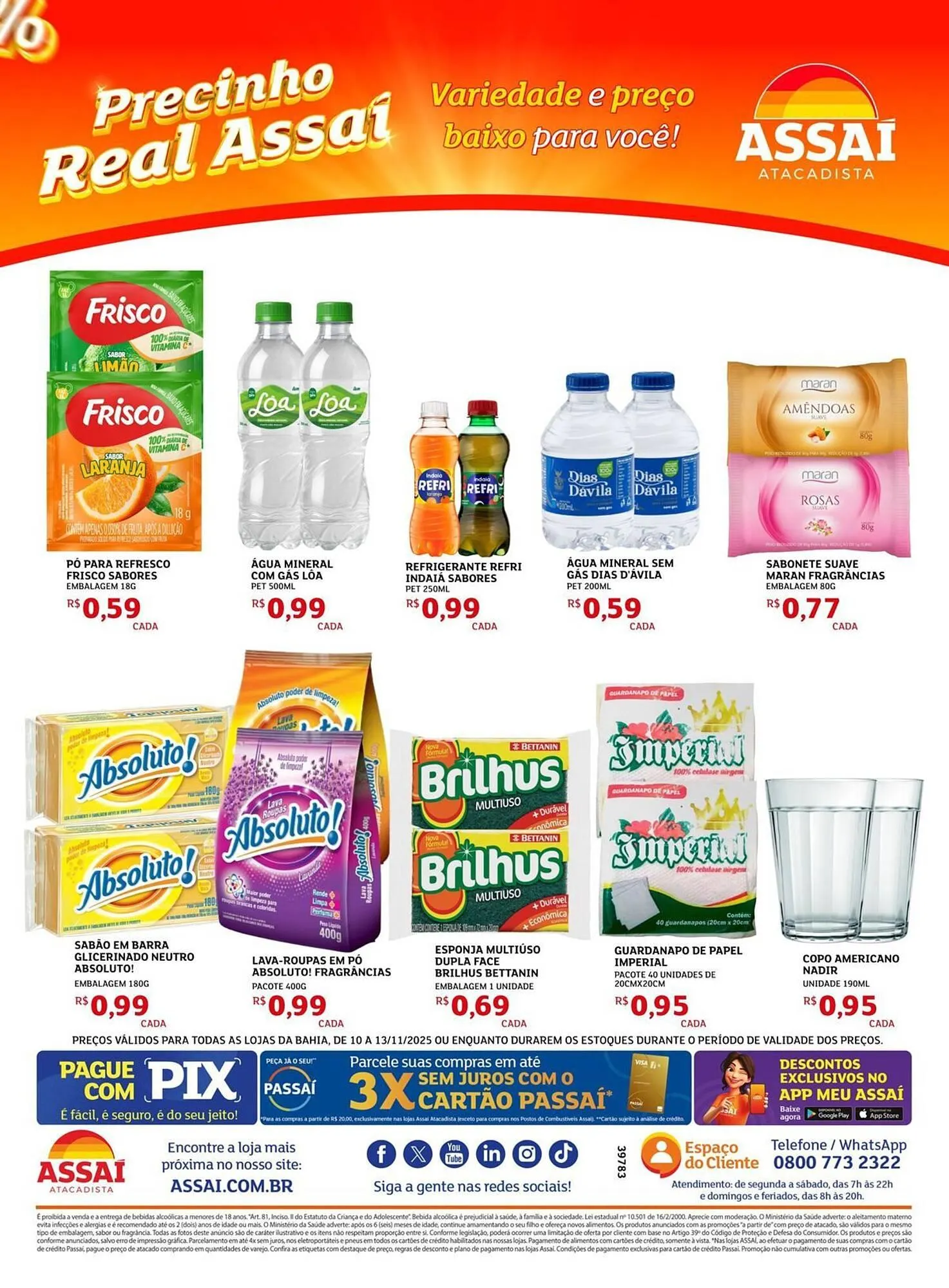 Encarte de Encarte Assaí Atacadista 10 de novembro até 13 de novembro 2025 - Pagina 2