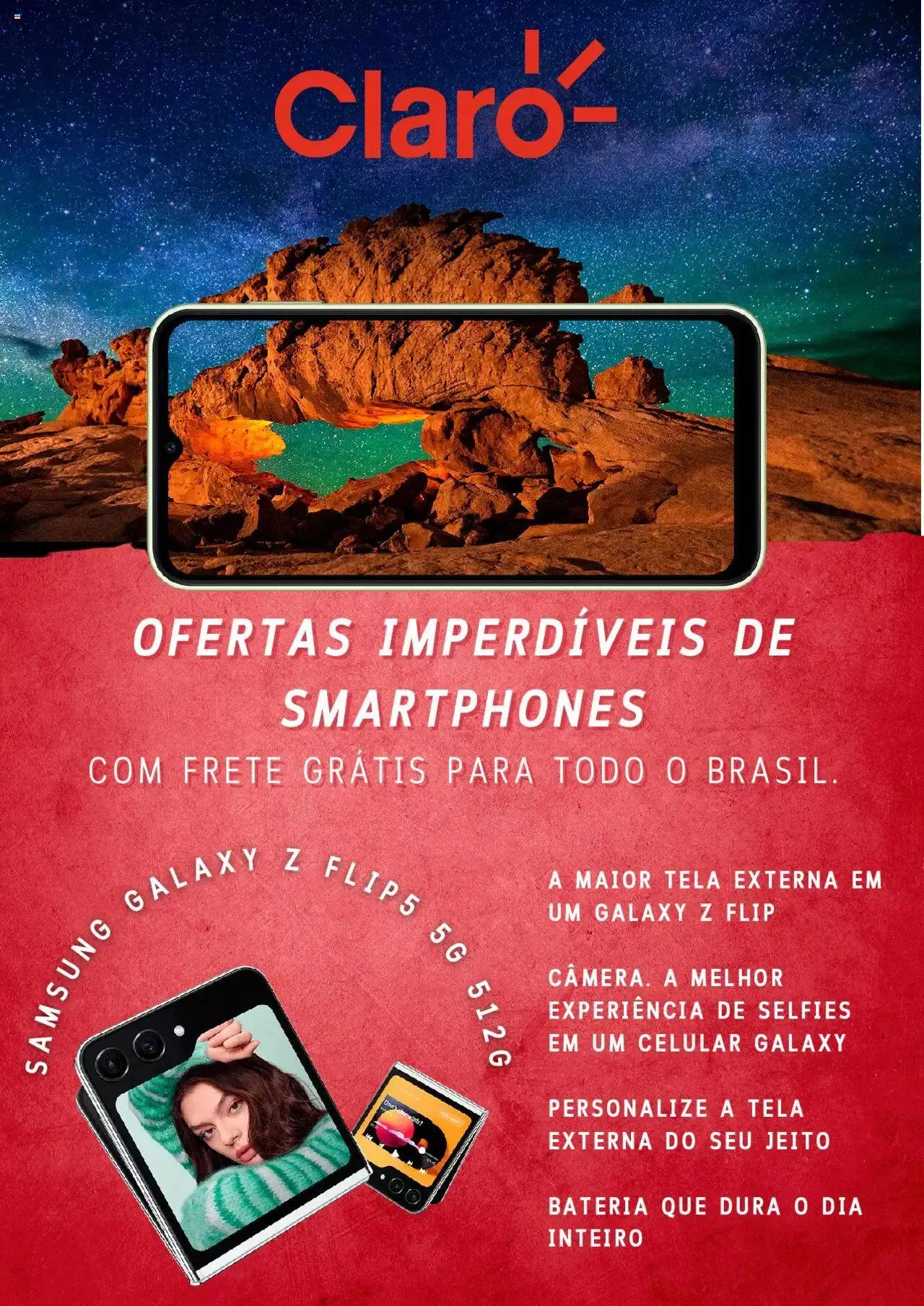 Encarte de Claro - Ofertas atuais 15 de março até 8 de abril 2024 - Pagina 1