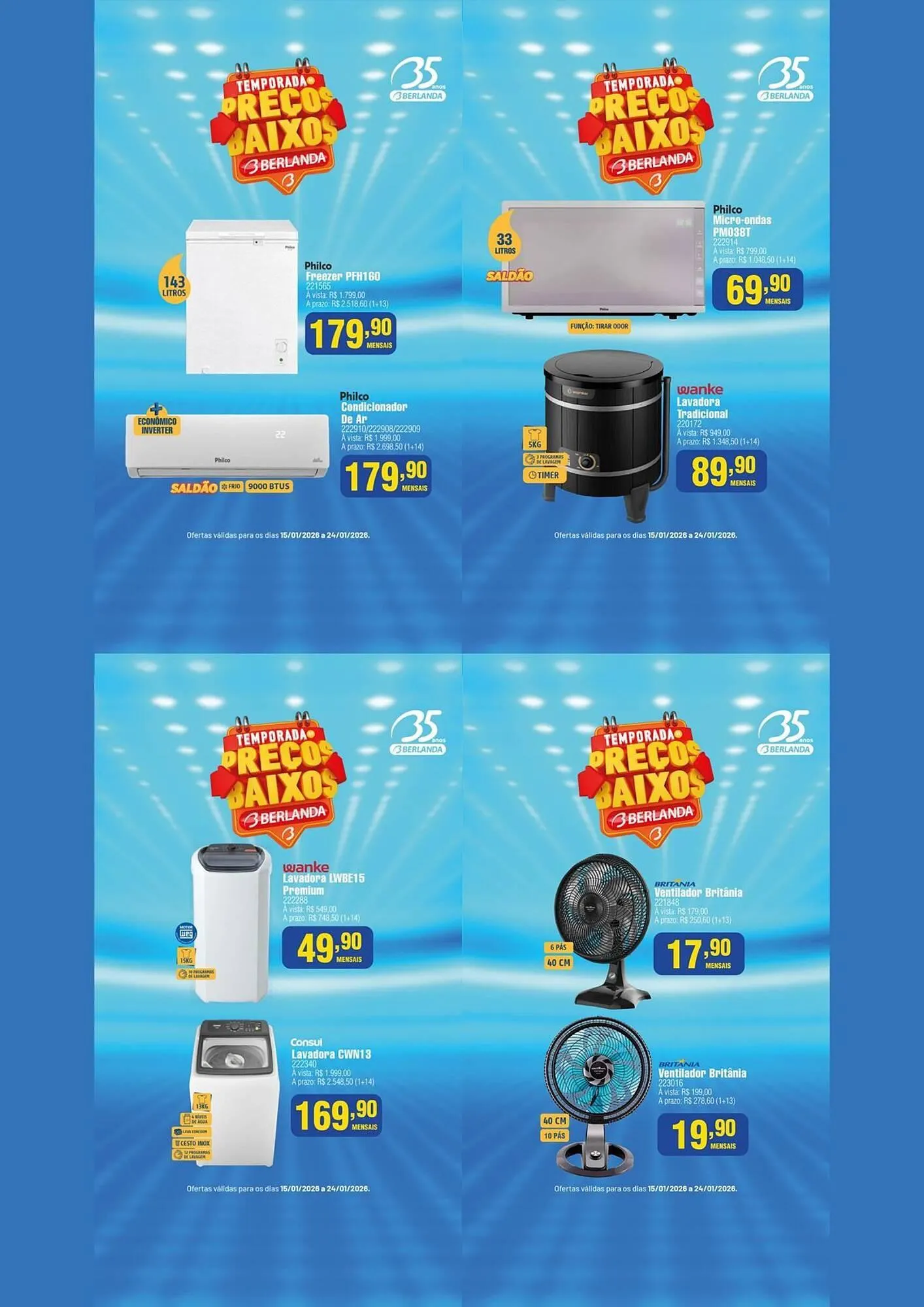 Encarte de Catálogo Berlanda 15 de janeiro até 24 de janeiro 2026 - Pagina 7