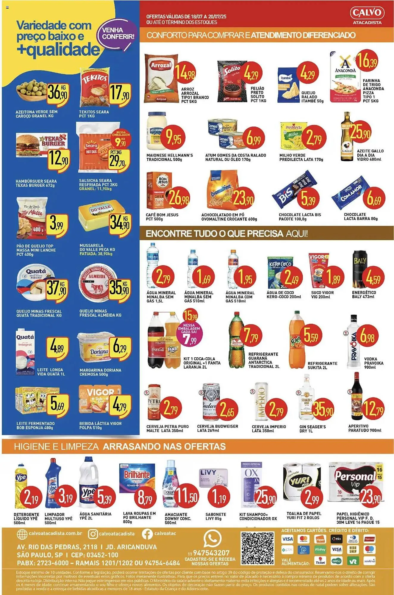 Encarte de Catálogo Calvo Atacadista 18 de julho até 21 de julho 2025 - Pagina 2
