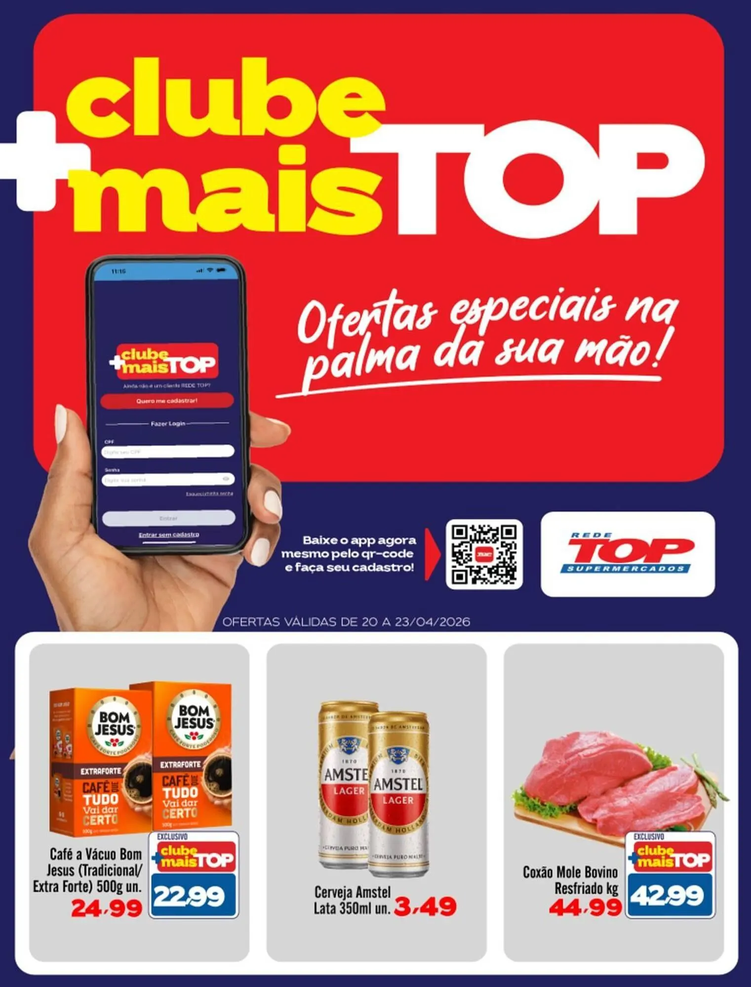 Encarte de Encarte Rede Top 20 de abril até 23 de abril 2026 - Pagina 1