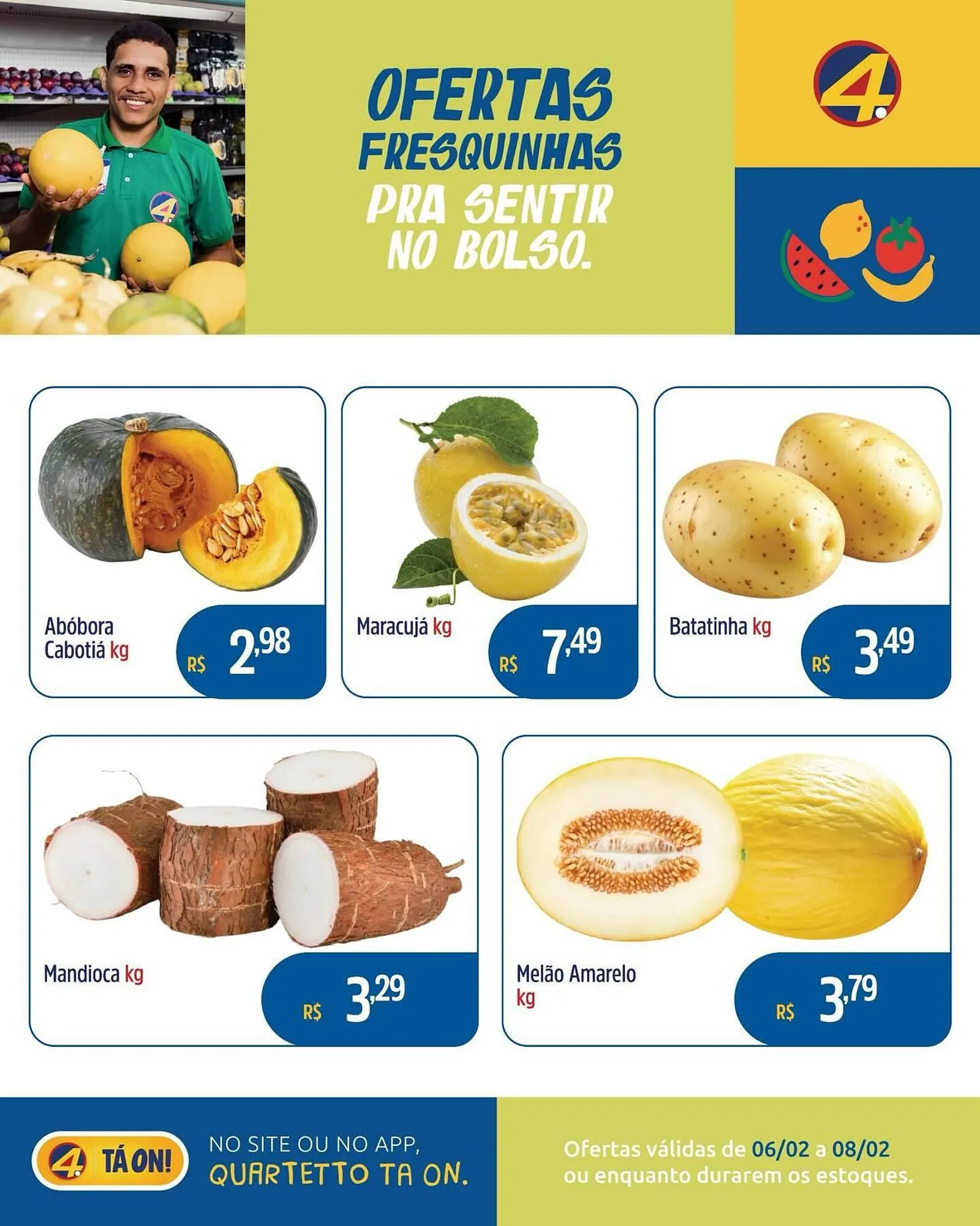 Encarte de Catálogo Quartetto Supermercados 6 de fevereiro até 8 de fevereiro 2026 - Pagina 2