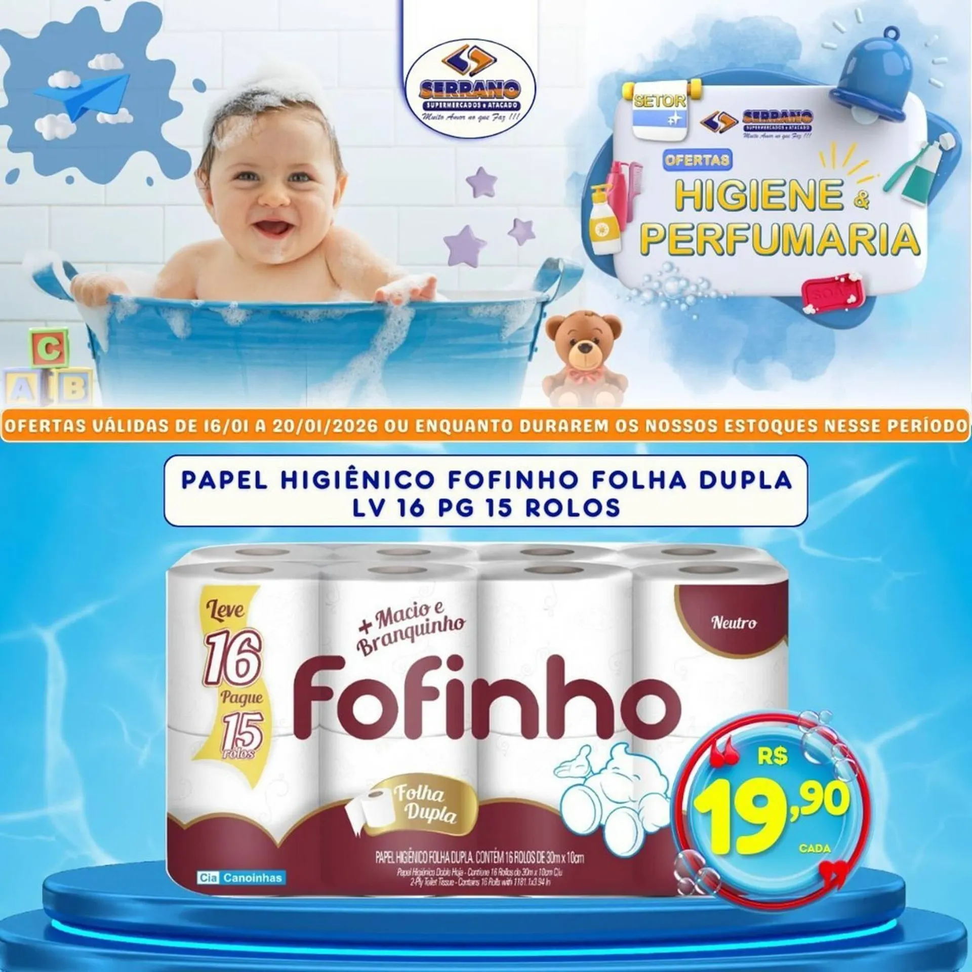 Encarte de Catálogo Serrano Supermercado 16 de janeiro até 20 de janeiro 2026 - Pagina 6