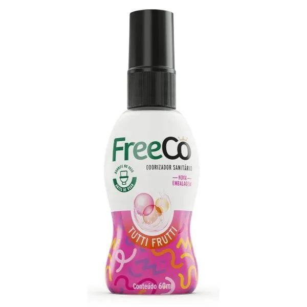 Bloqueador de Odores FreeCô Sanitários Tutti Frutti 60ml 1 UN