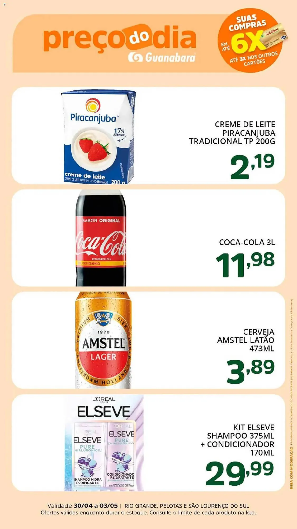 Encarte de Encarte Supermercados Guanabara 30 de abril até 4 de maio 2026 - Pagina 2