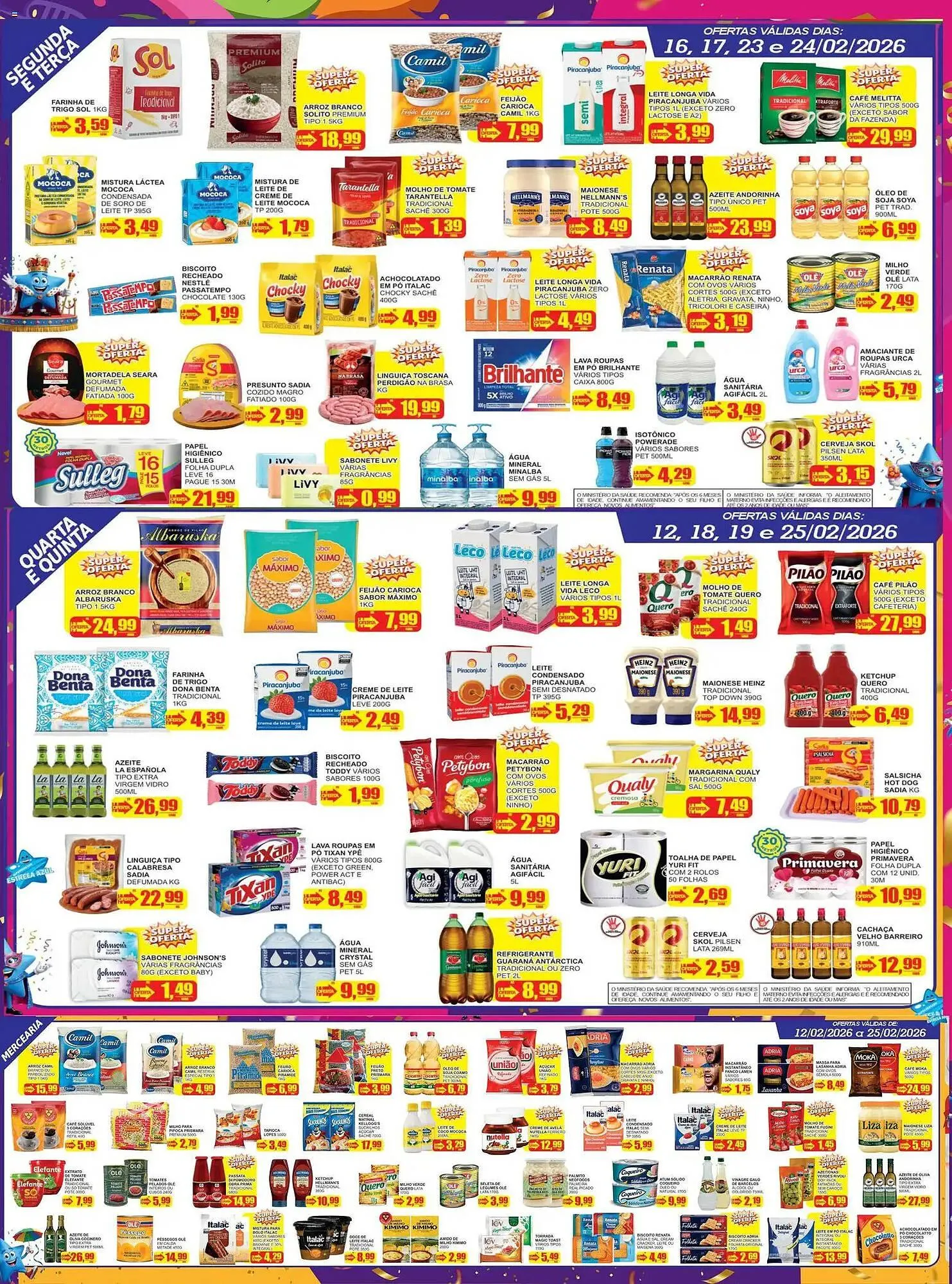 Encarte de Folheto Supermercado Estrela Azul 12 de fevereiro até 25 de fevereiro 2026 - Pagina 2