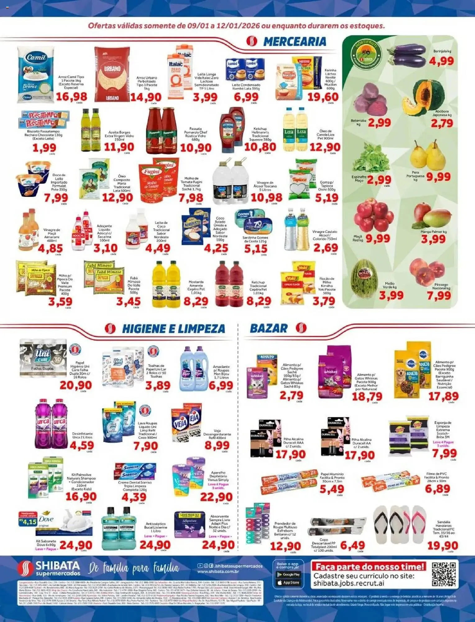Encarte de Folheto Shibata Supermercados 9 de janeiro até 12 de janeiro 2026 - Pagina 2