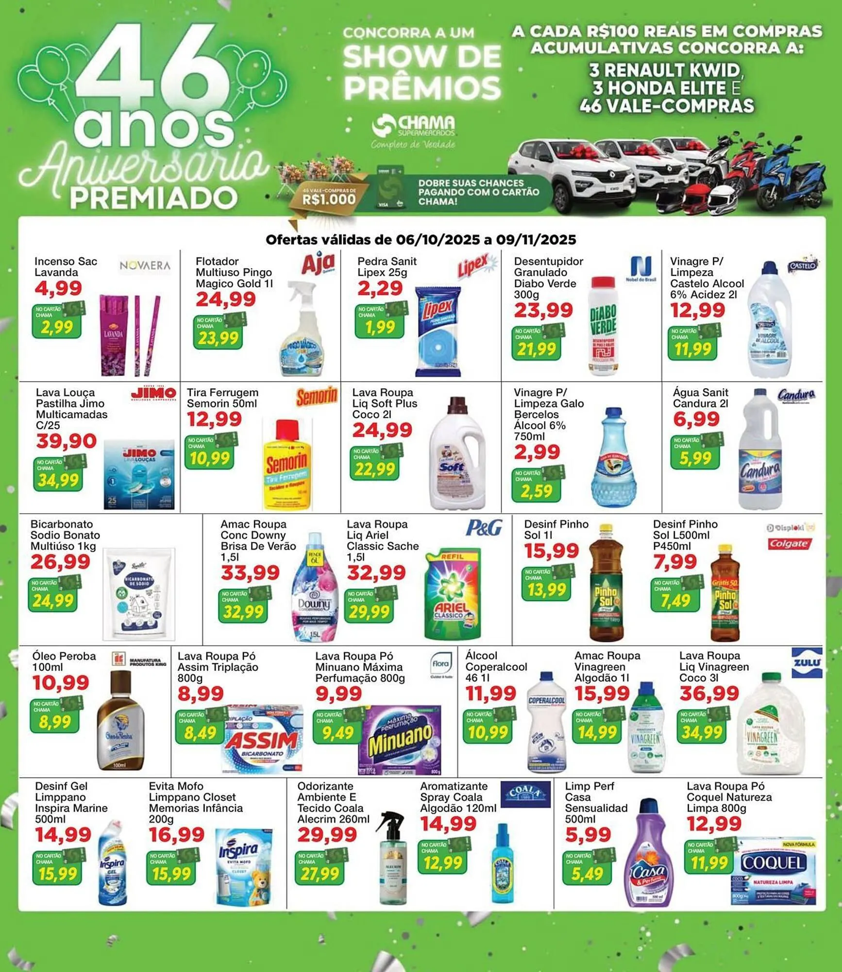 Encarte de Catálogo Chama Supermercados 6 de outubro até 9 de novembro 2025 - Pagina 27