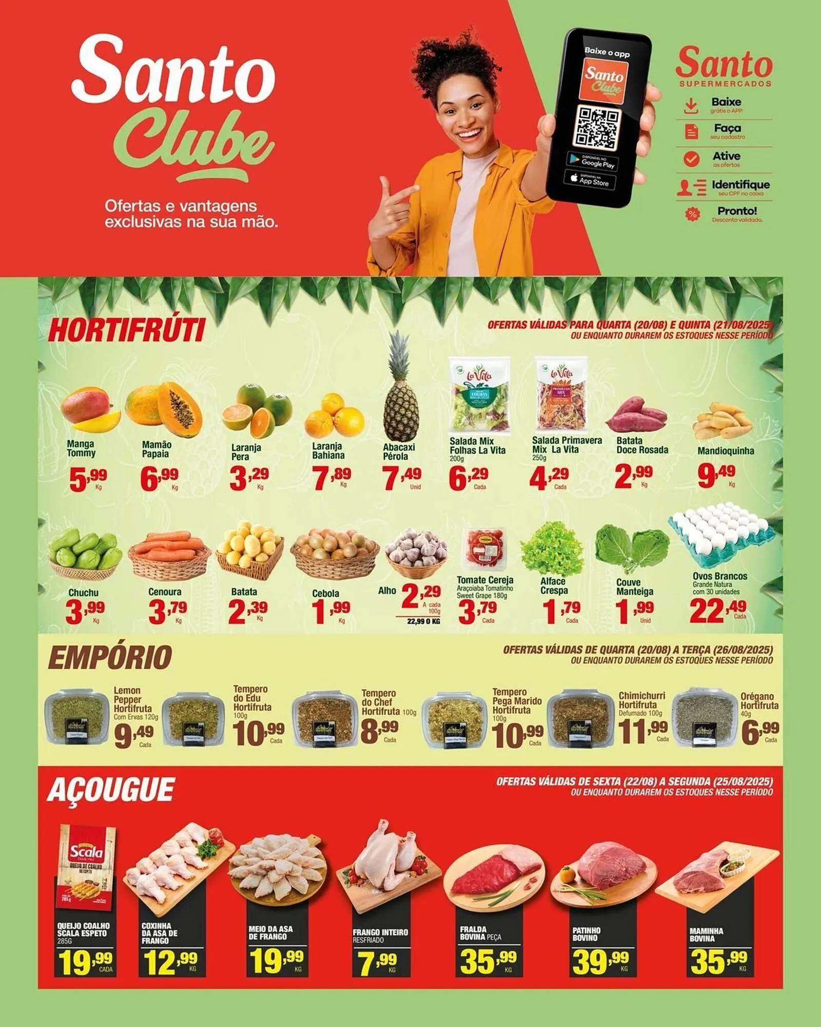 Encarte de Catálogo Santo Supermercados 20 de agosto até 26 de agosto 2025 - Pagina 7
