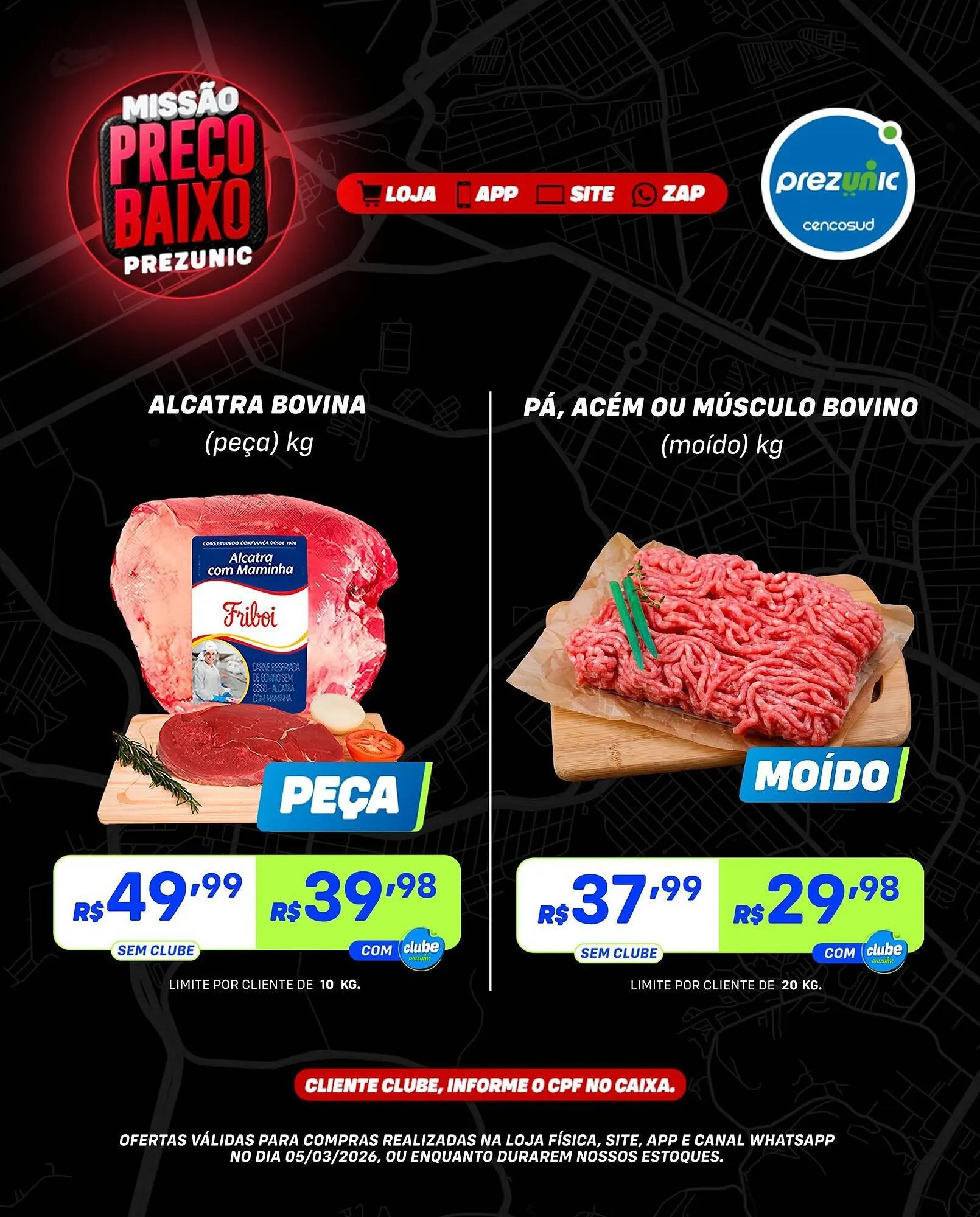 Encarte de Encarte Prezunic 5 de março até 5 de março 2026 - Pagina 1