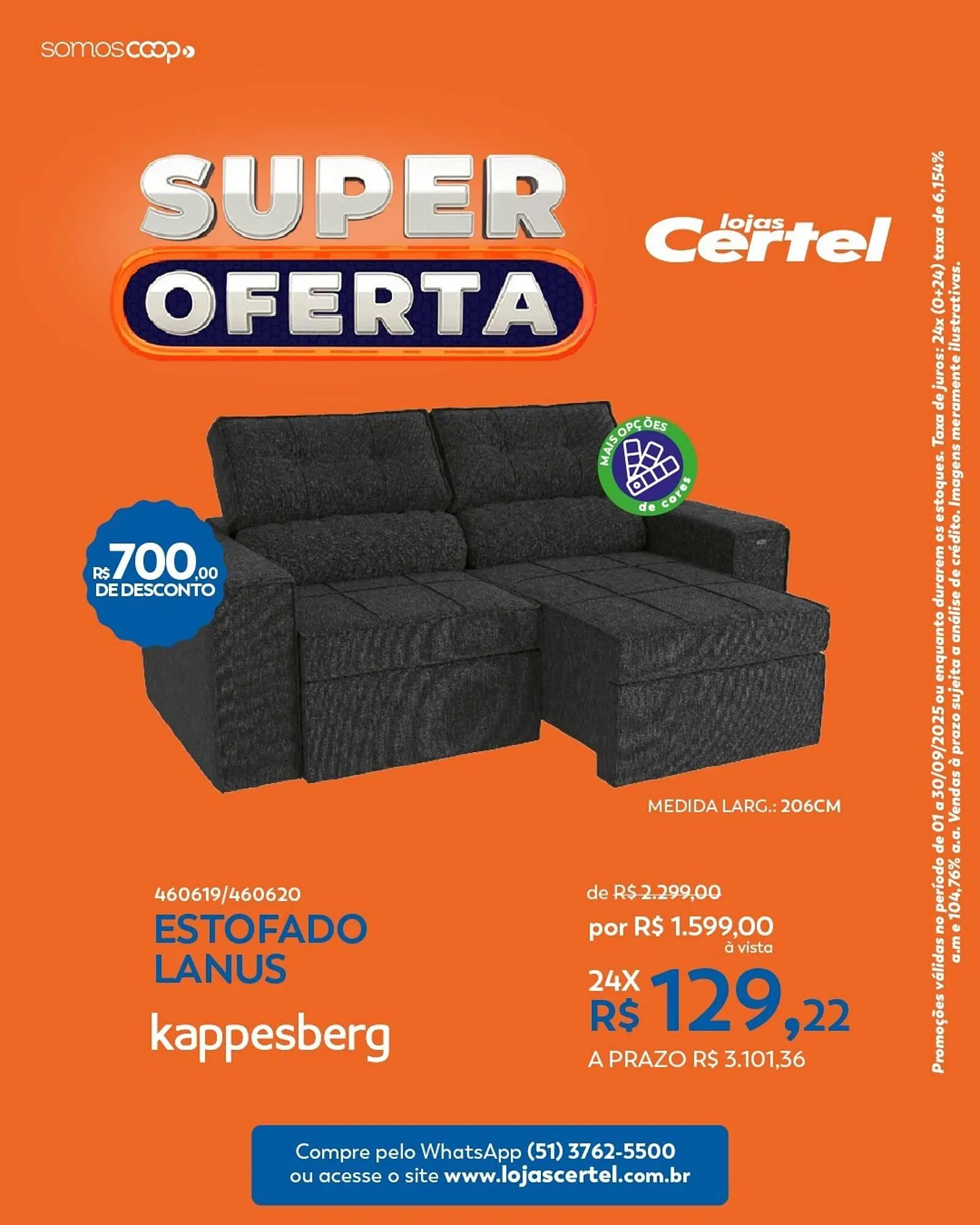 Encarte de Folheto Lojas Certel 15 de setembro até 30 de setembro 2025 - Pagina 5