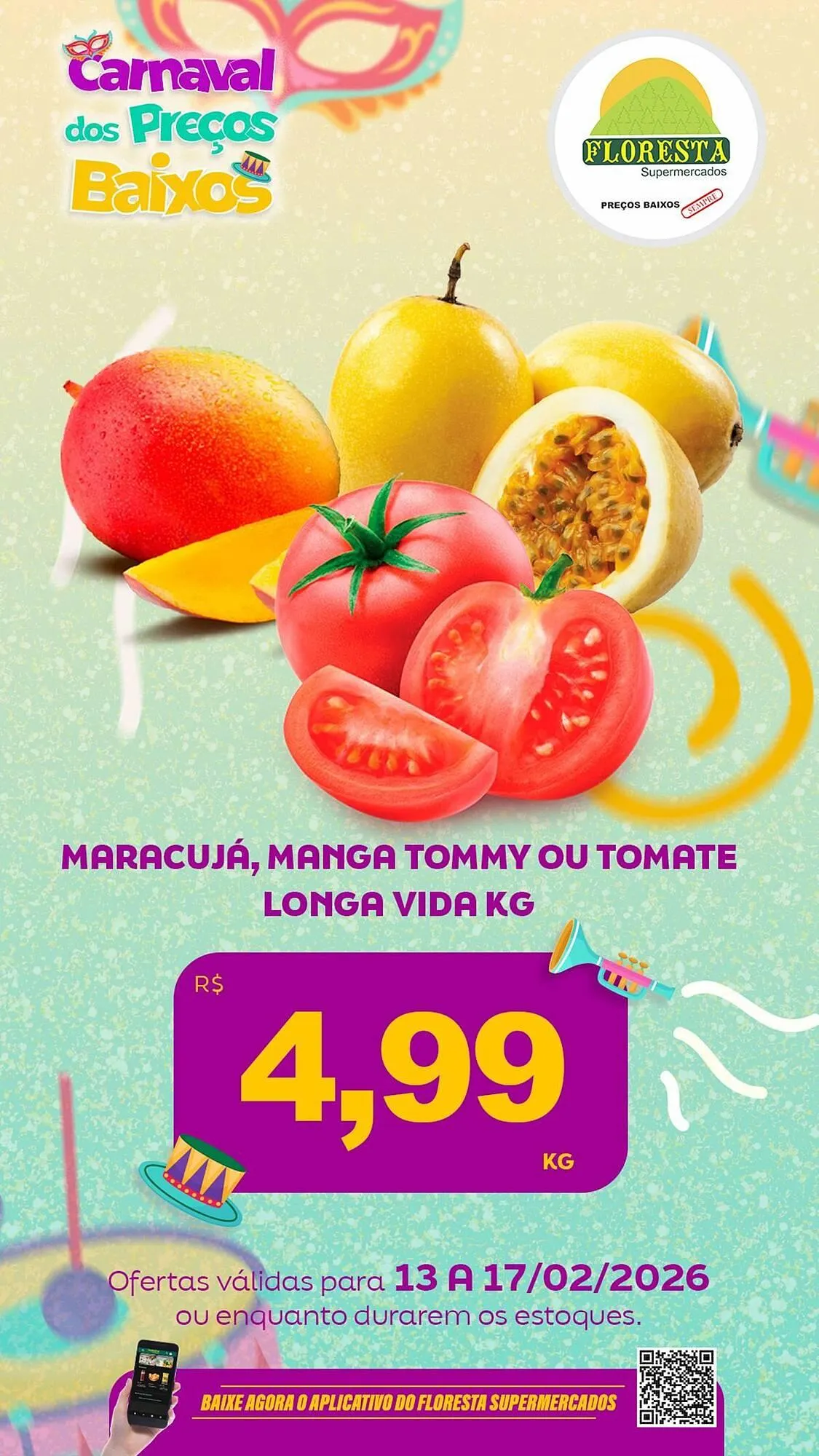 Encarte de Catálogo Floresta Supermercados 13 de fevereiro até 17 de fevereiro 2026 - Pagina 71