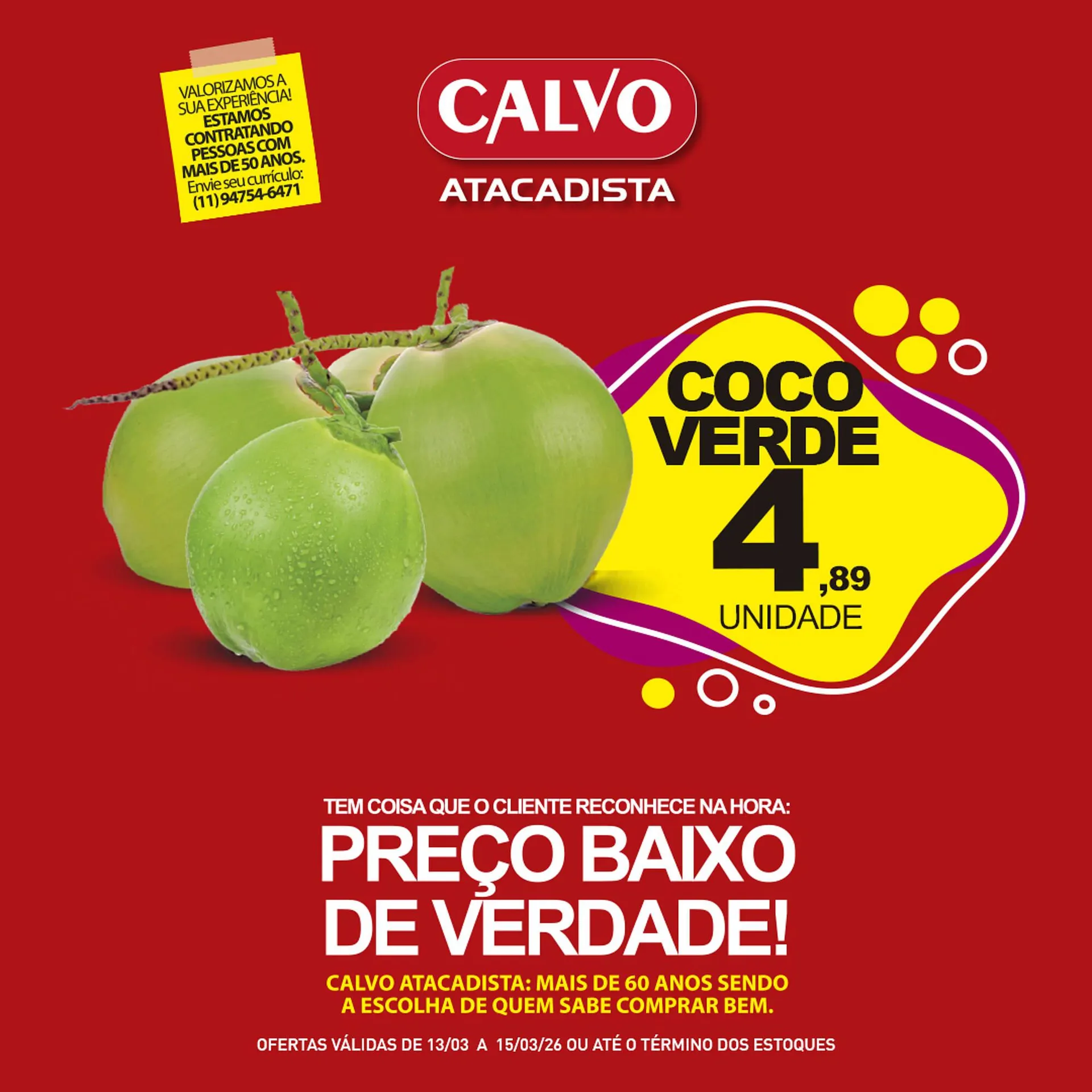 Encarte de Folheto Calvo Atacadista 14 de março até 15 de março 2026 - Pagina 5