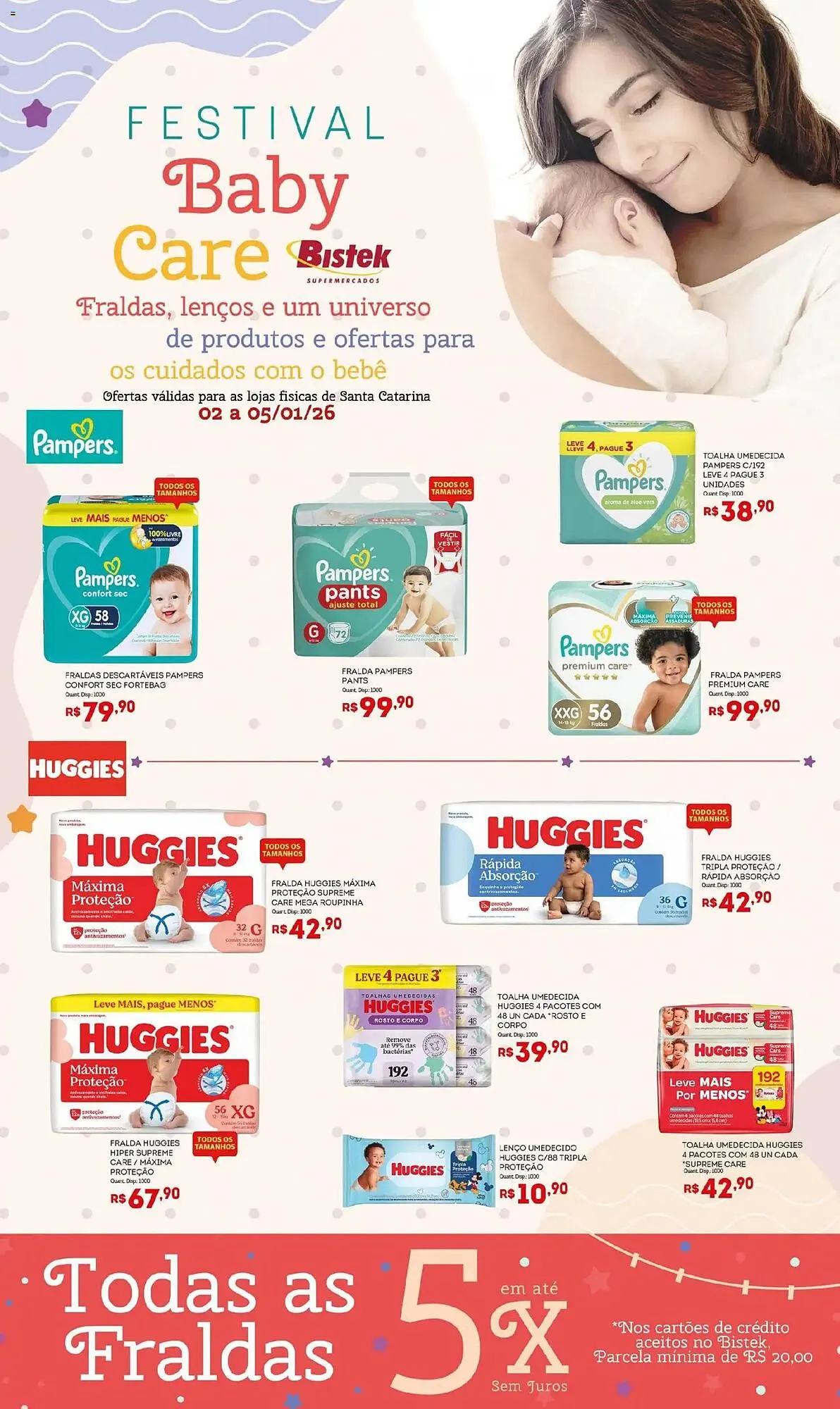 Encarte de Encarte Bistek Supermercados 2 de janeiro até 5 de janeiro 2026 - Pagina 1