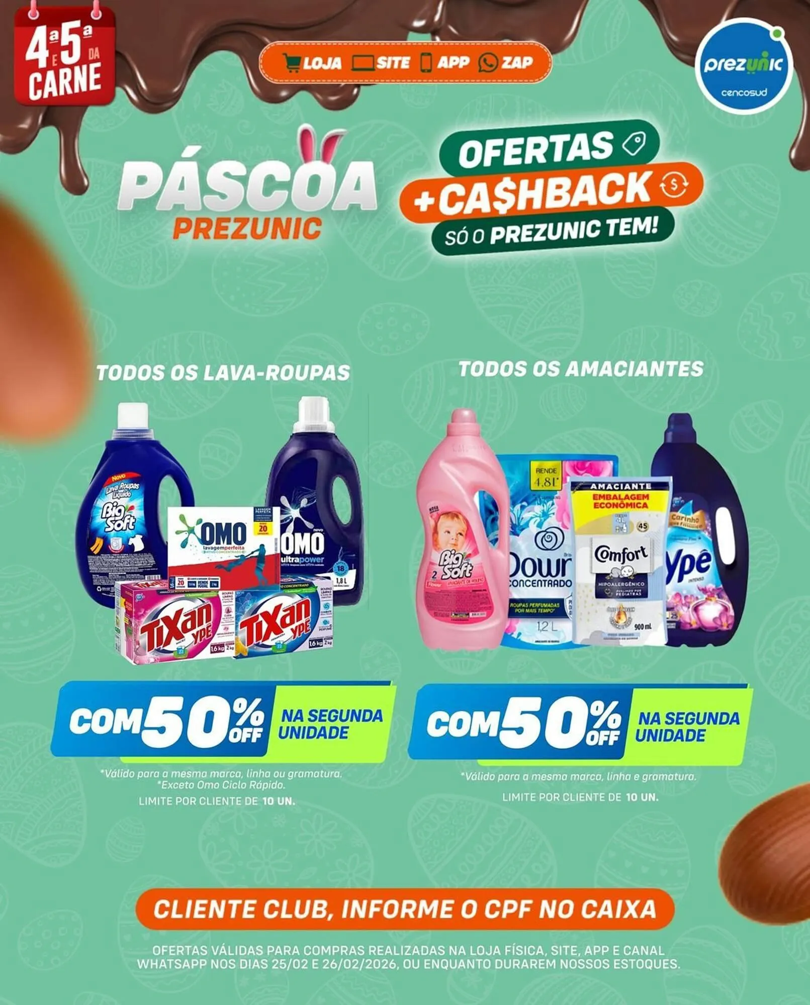 Encarte de Encarte Prezunic 25 de fevereiro até 26 de fevereiro 2026 - Pagina 2