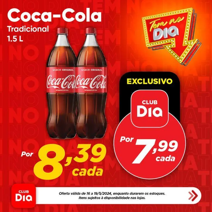 Encarte de Ofertas Supermercado Dia 16 de maio até 19 de maio 2024 - Pagina 8