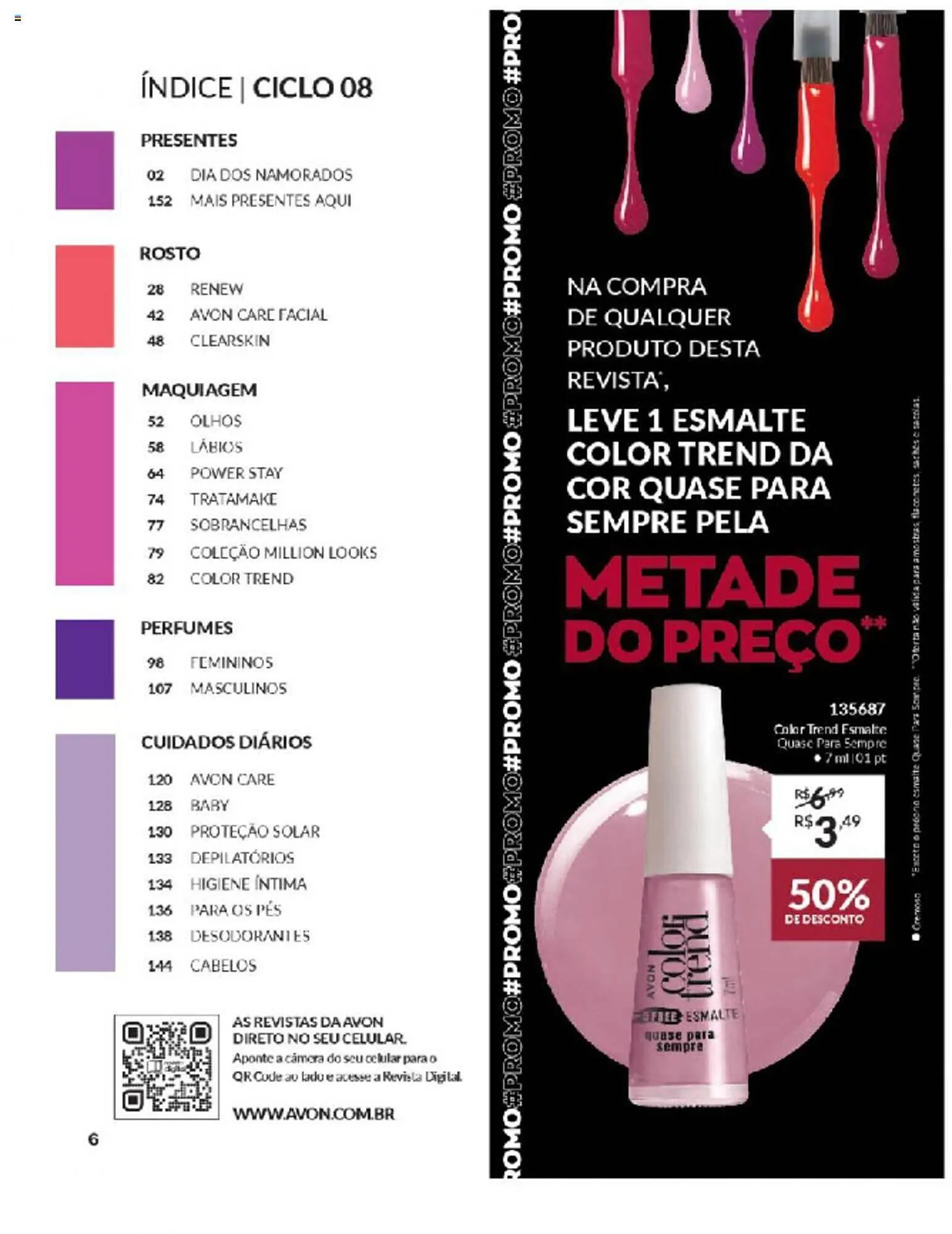 Encarte de Catálogo Avon 10 de abril até 8 de maio 2024 - Pagina 6
