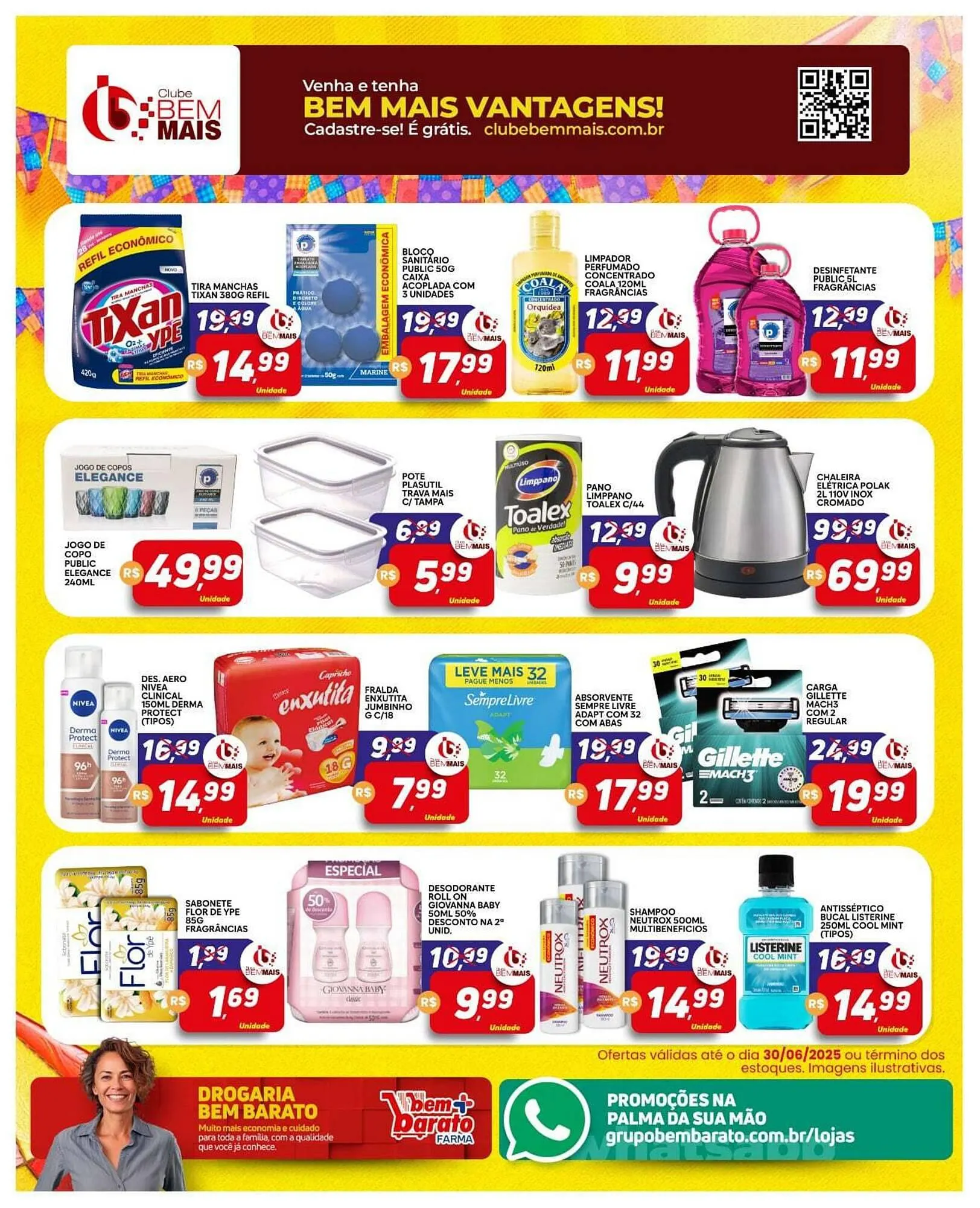 Encarte de Catálogo Supermercado Bem Barato 25 de junho até 30 de junho 2025 - Pagina 4