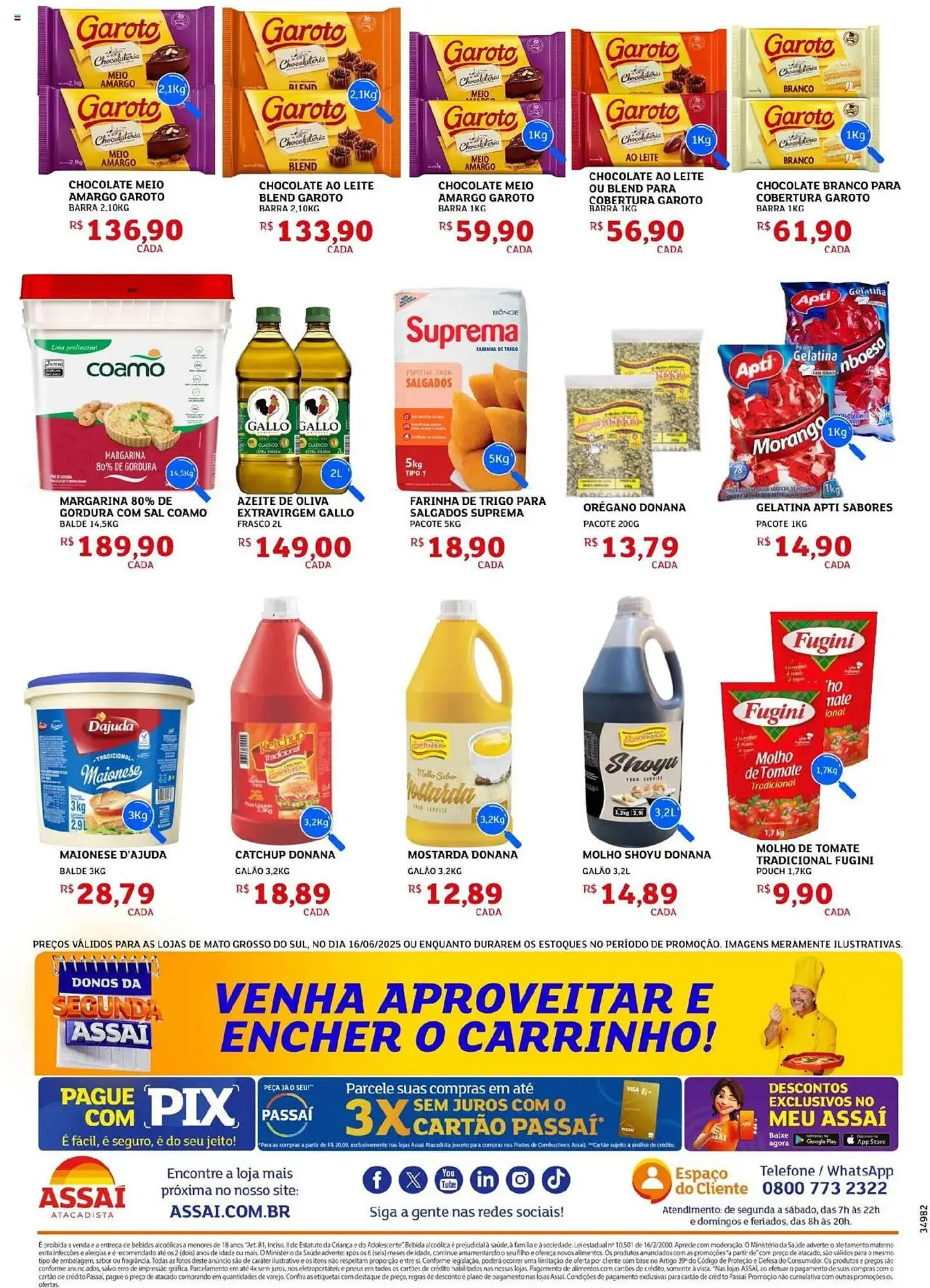 Encarte de Catálogo Assaí Atacadista 16 de junho até 17 de junho 2025 - Pagina 2