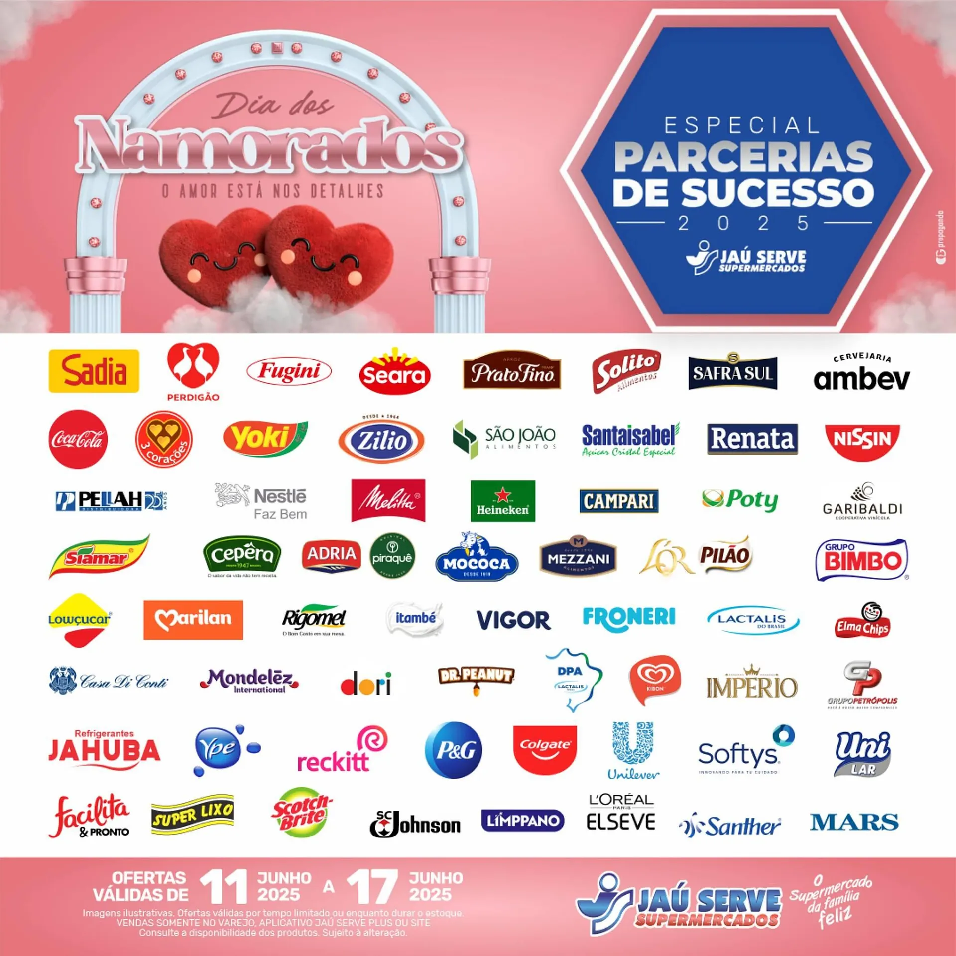 Encarte de Catálogo Supermercados Jau Serve 13 de junho até 17 de junho 2025 - Pagina 1