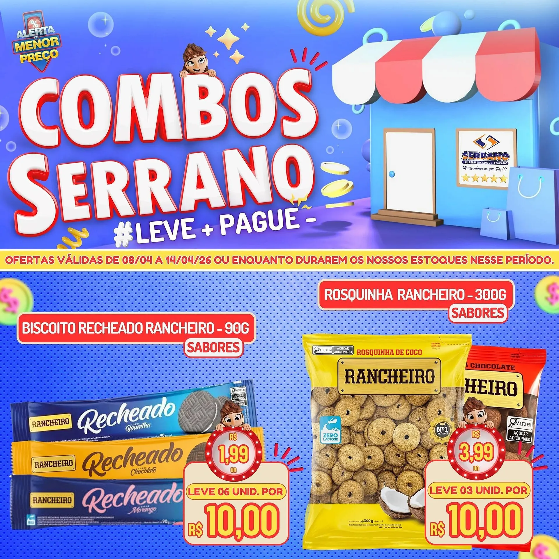 Encarte de Catálogo Serrano Supermercado 8 de abril até 14 de abril 2026 - Pagina 3