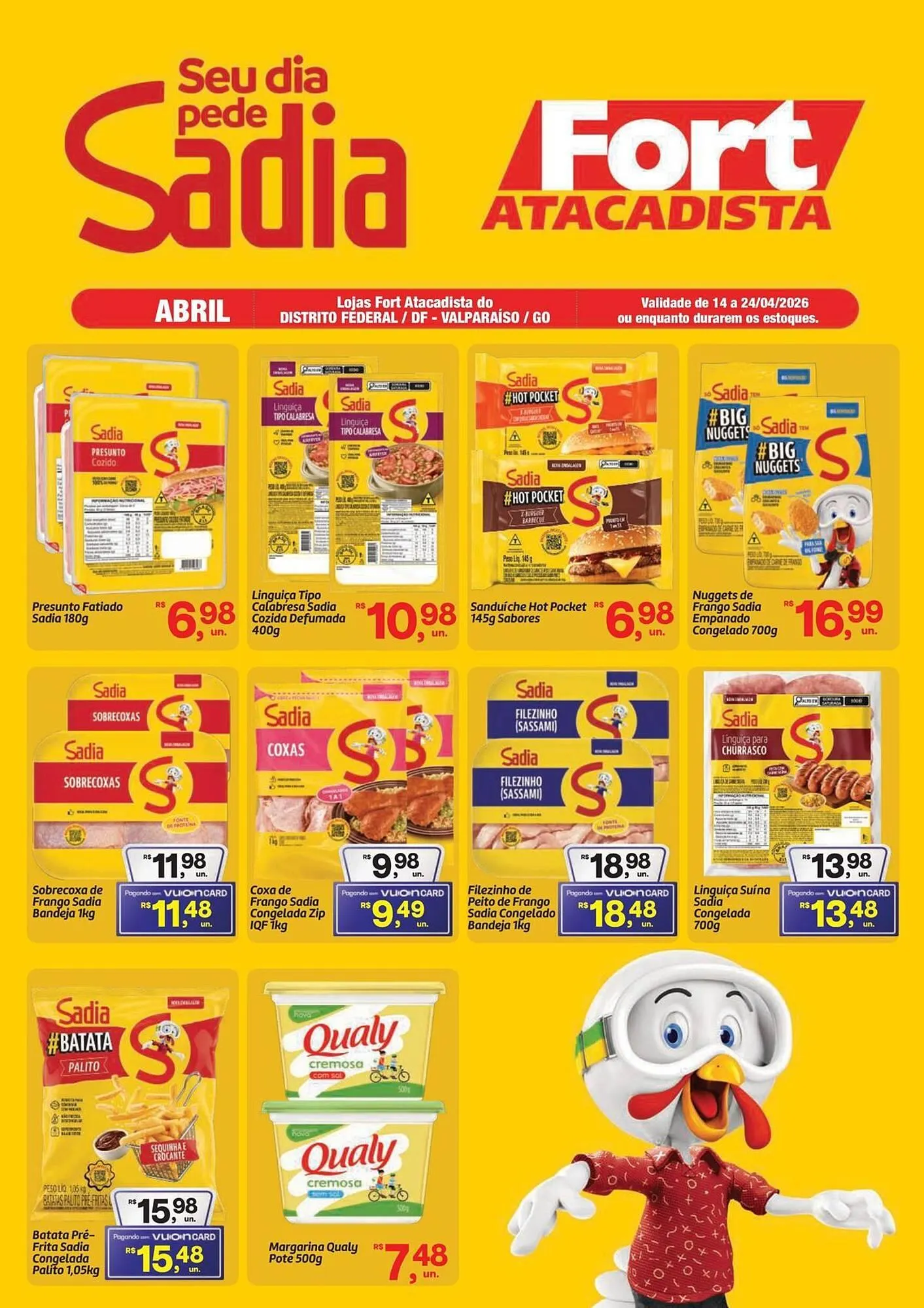 Encarte de Tabloide Fort Atacadista 14 de abril até 24 de abril 2026 - Pagina 1