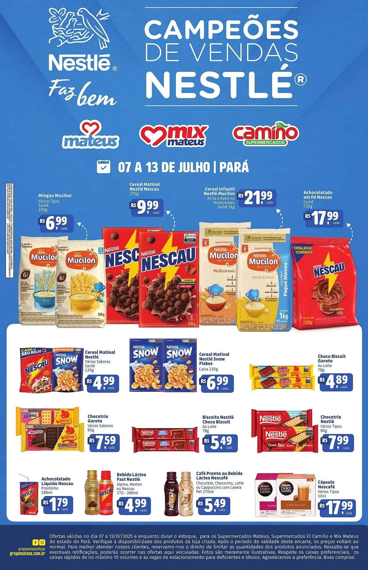 Encarte de Catálogo Camiño supermercados 7 de julho até 13 de julho 2025 - Pagina 1