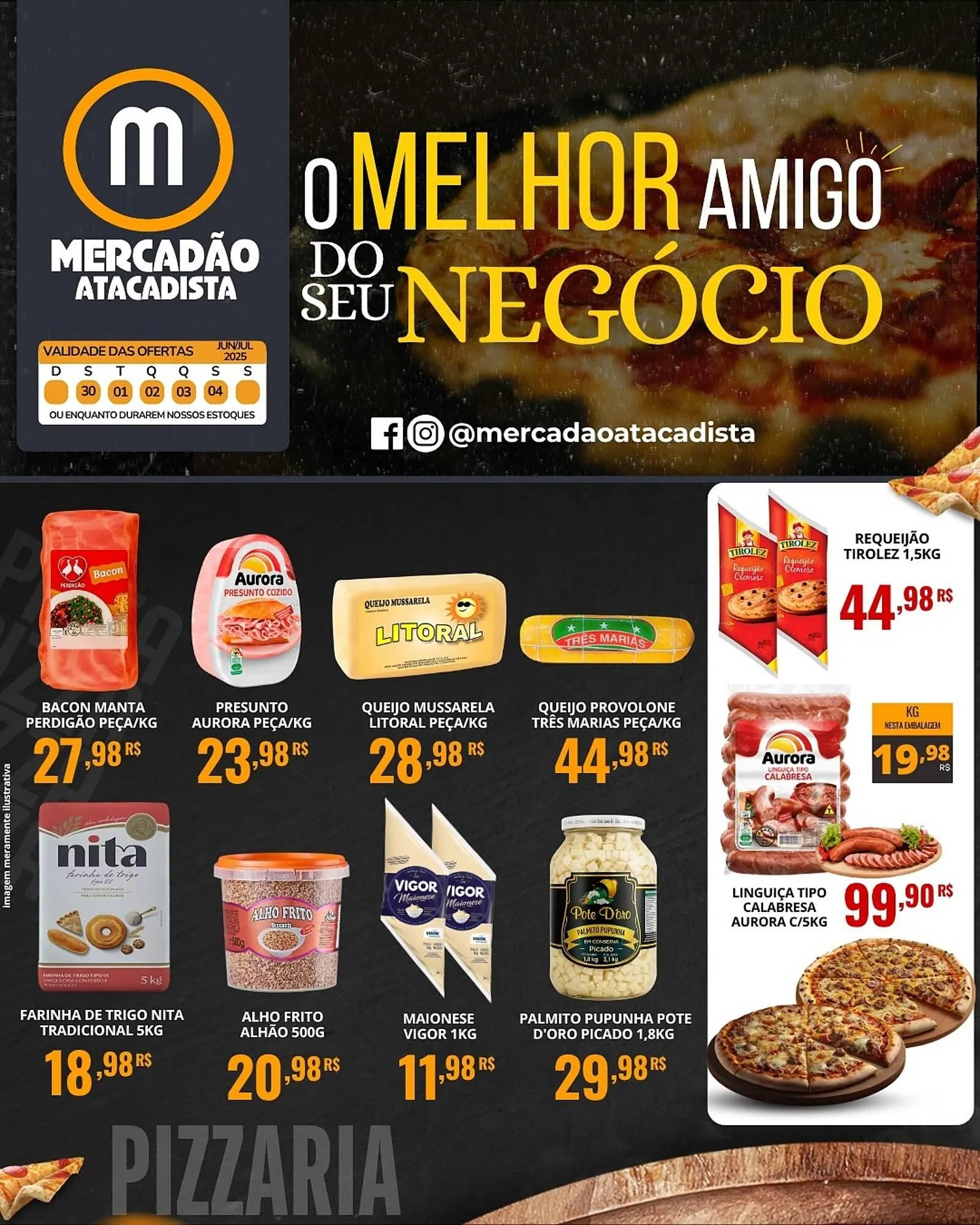 Encarte de Catálogo Mercadão Atacadista 30 de junho até 4 de julho 2025 - Pagina 1