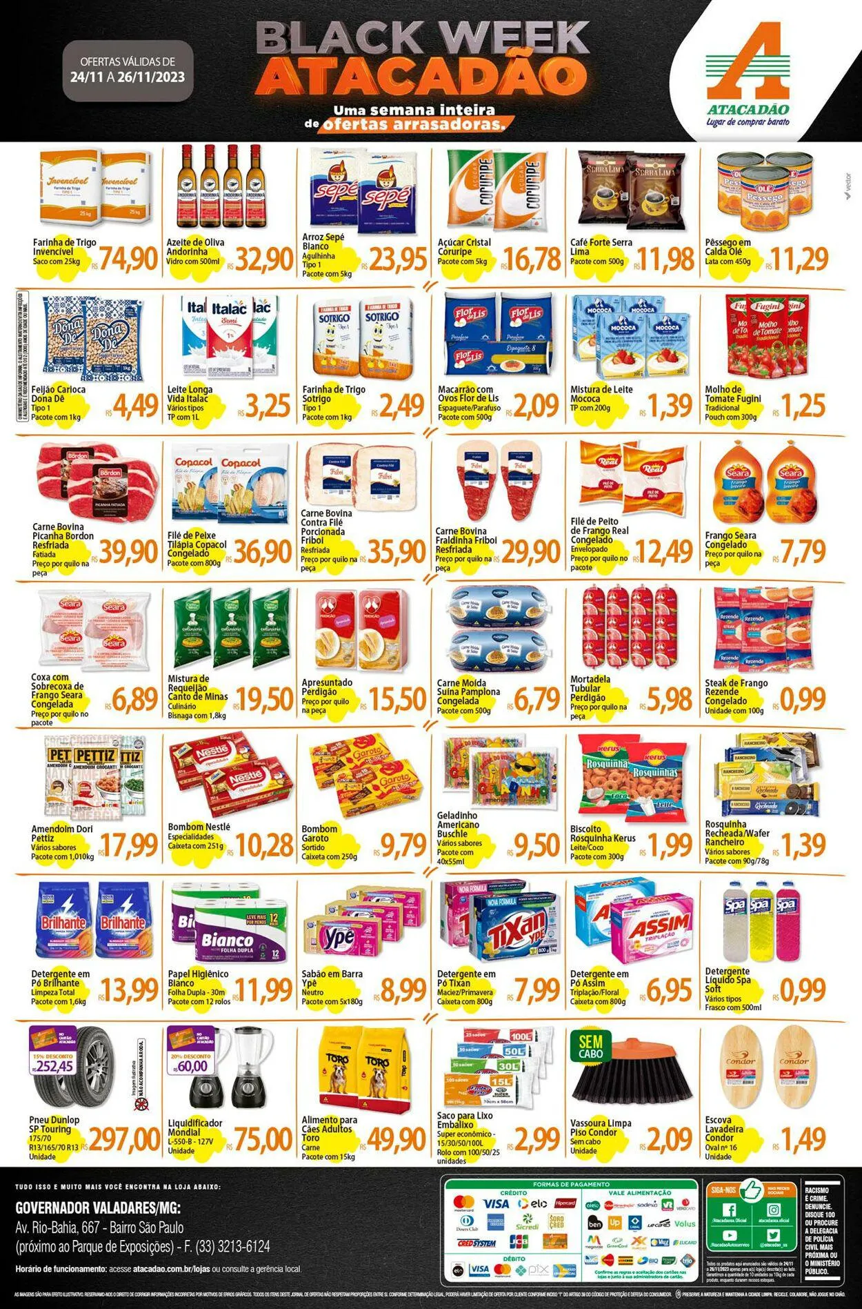 Encarte de Atacadão - MG - Governador Valadares 24 de novembro até 26 de novembro 2023 - Pagina 2