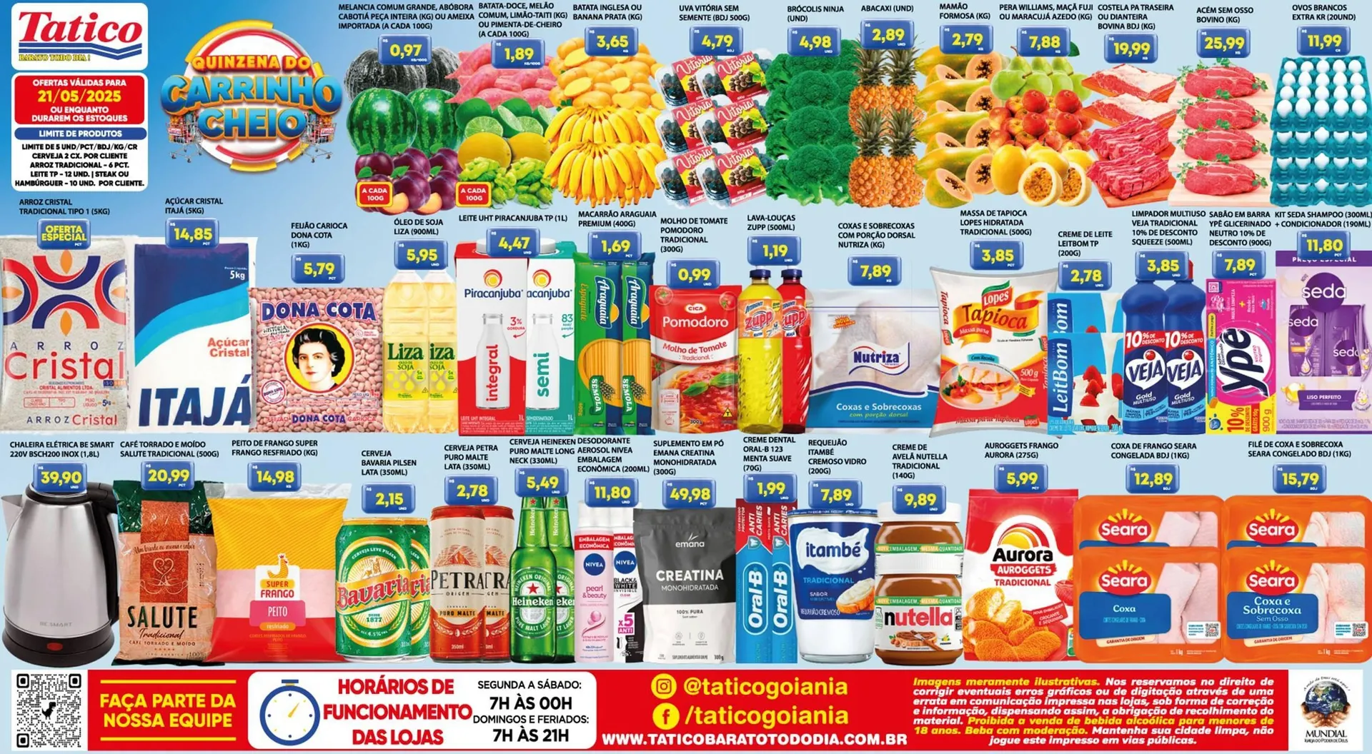 Encarte de Catálogo Tatico 21 de maio até 23 de maio 2025 - Pagina 1