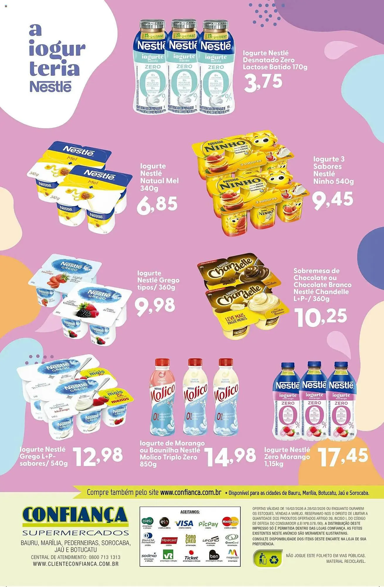 Encarte de Catálogo Confiança Supermercados 16 de fevereiro até 1 de março 2026 - Pagina 2