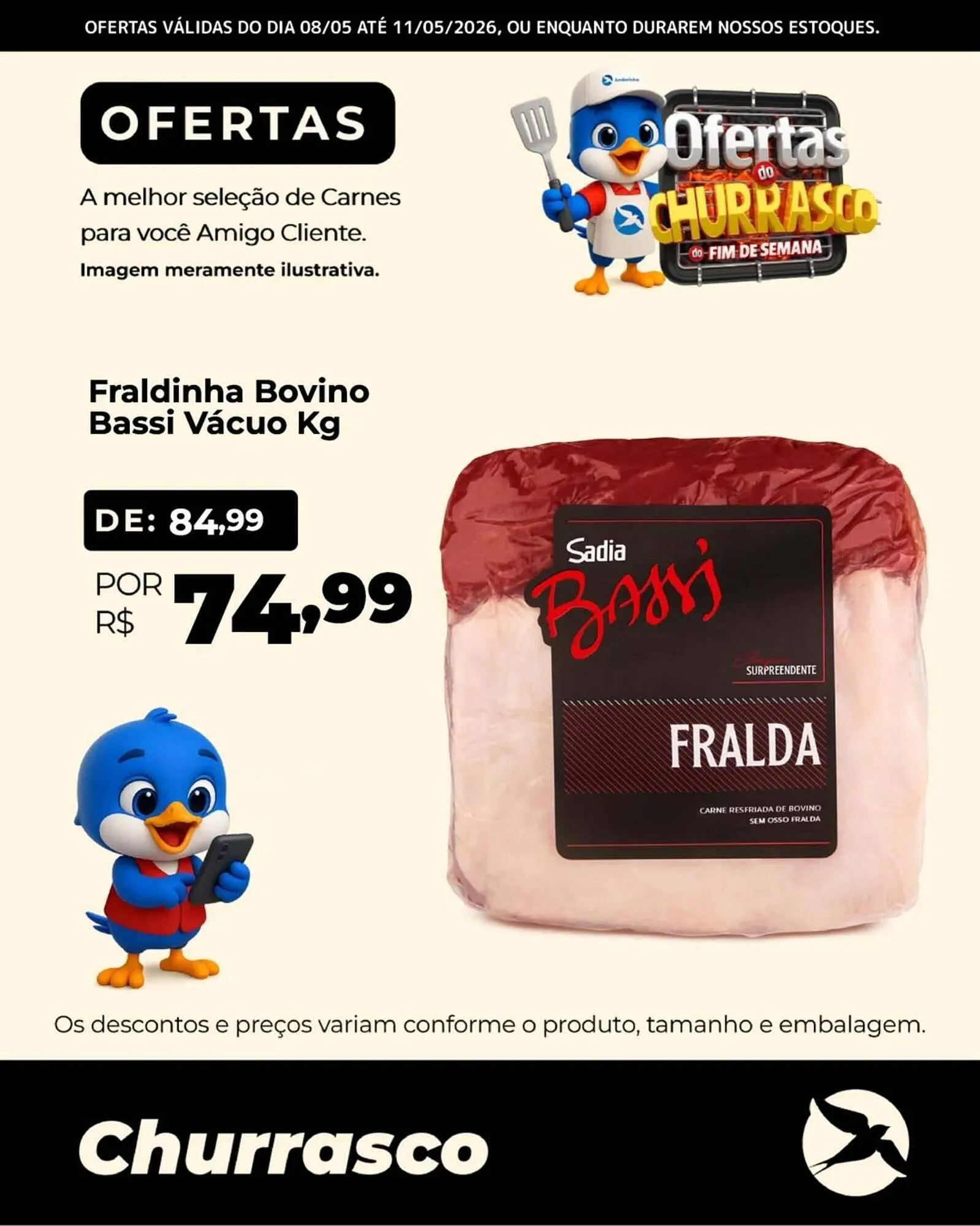 Encarte de Folheto Andorinha Hipermercado 9 de maio até 11 de maio 2026 - Pagina 1