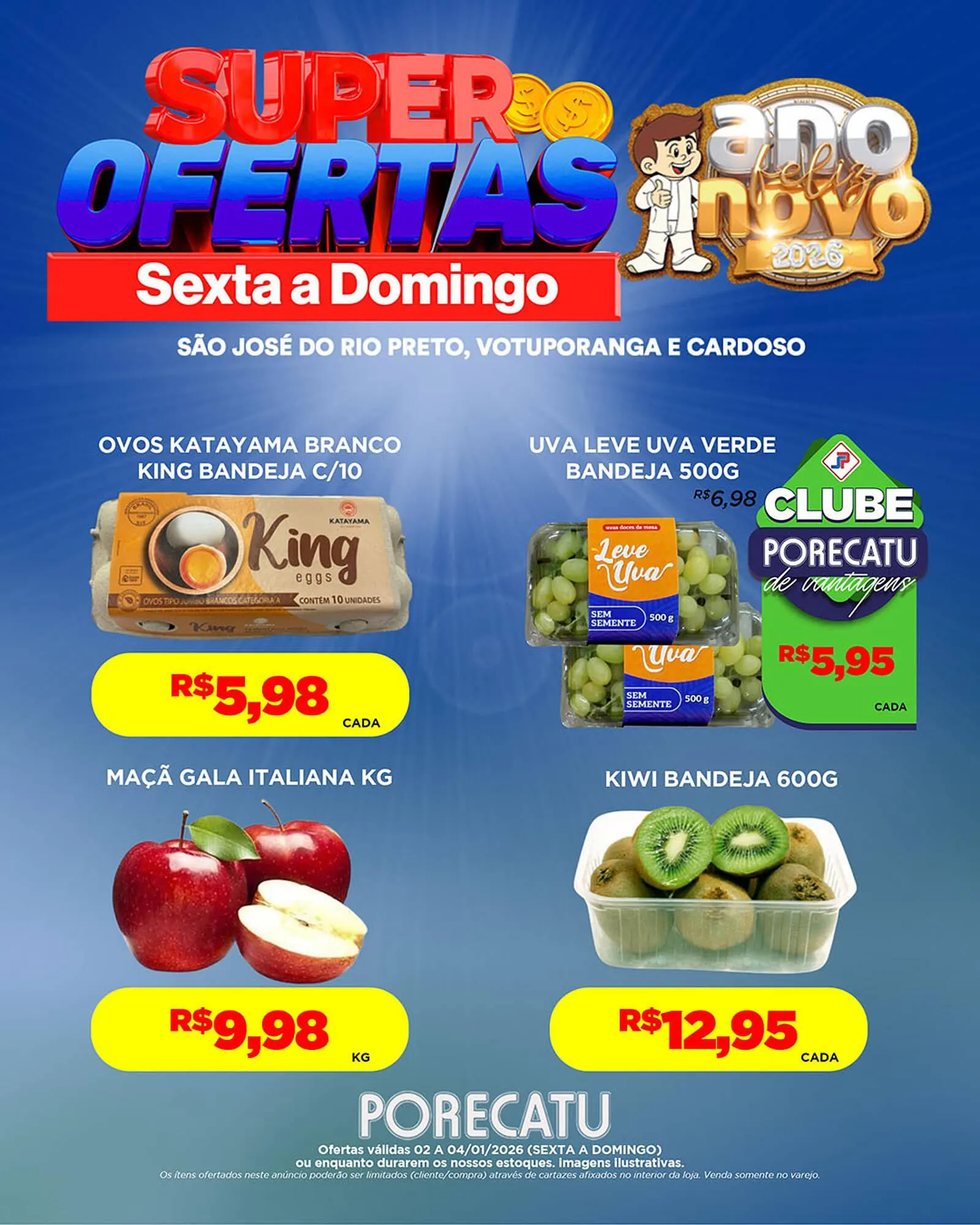 Encarte de Catálogo Supermercado Porecatu 2 de janeiro até 4 de janeiro 2026 - Pagina 4