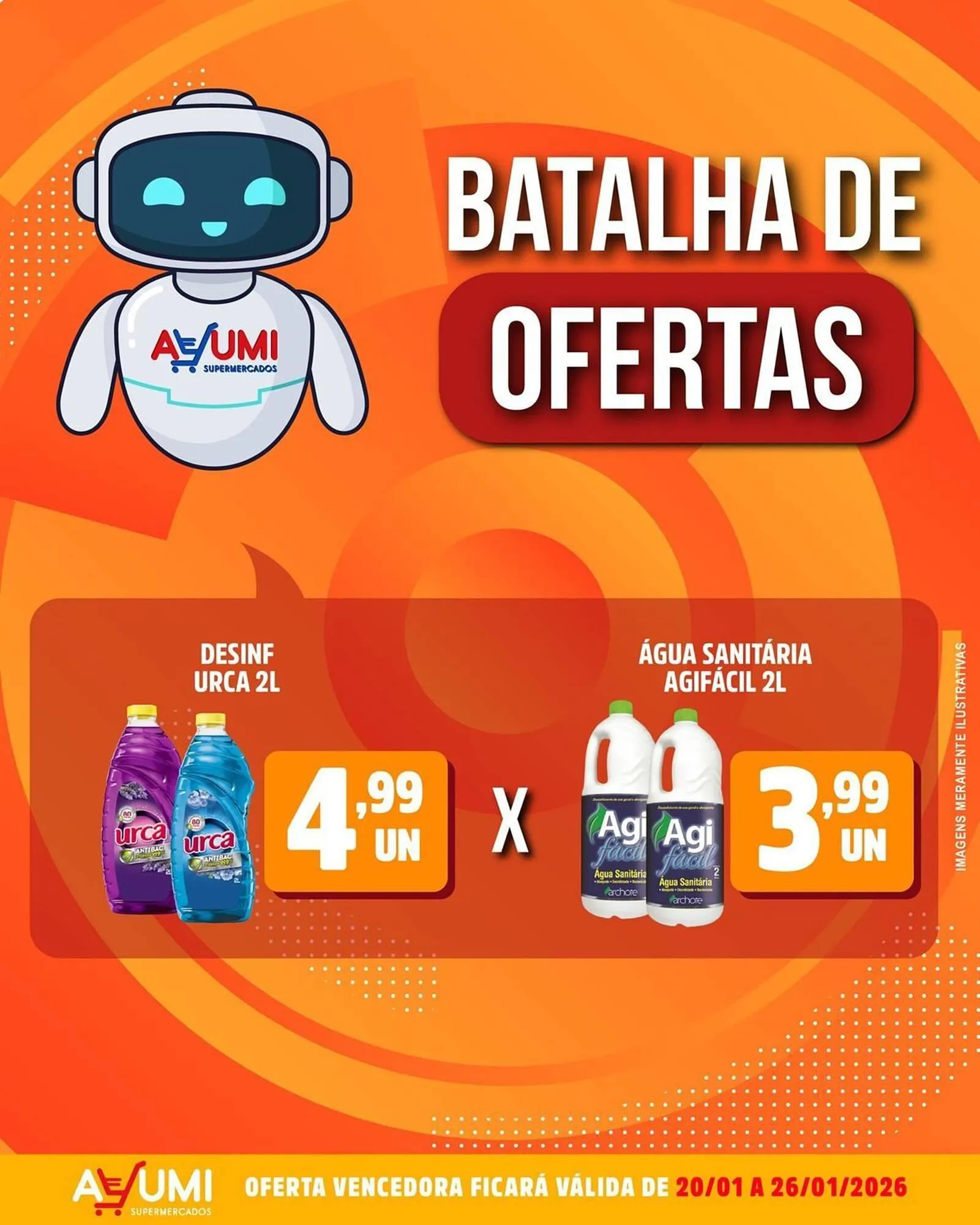 Encarte de Folheto Ayumi Supermercados 20 de janeiro até 26 de janeiro 2026 - Pagina 1