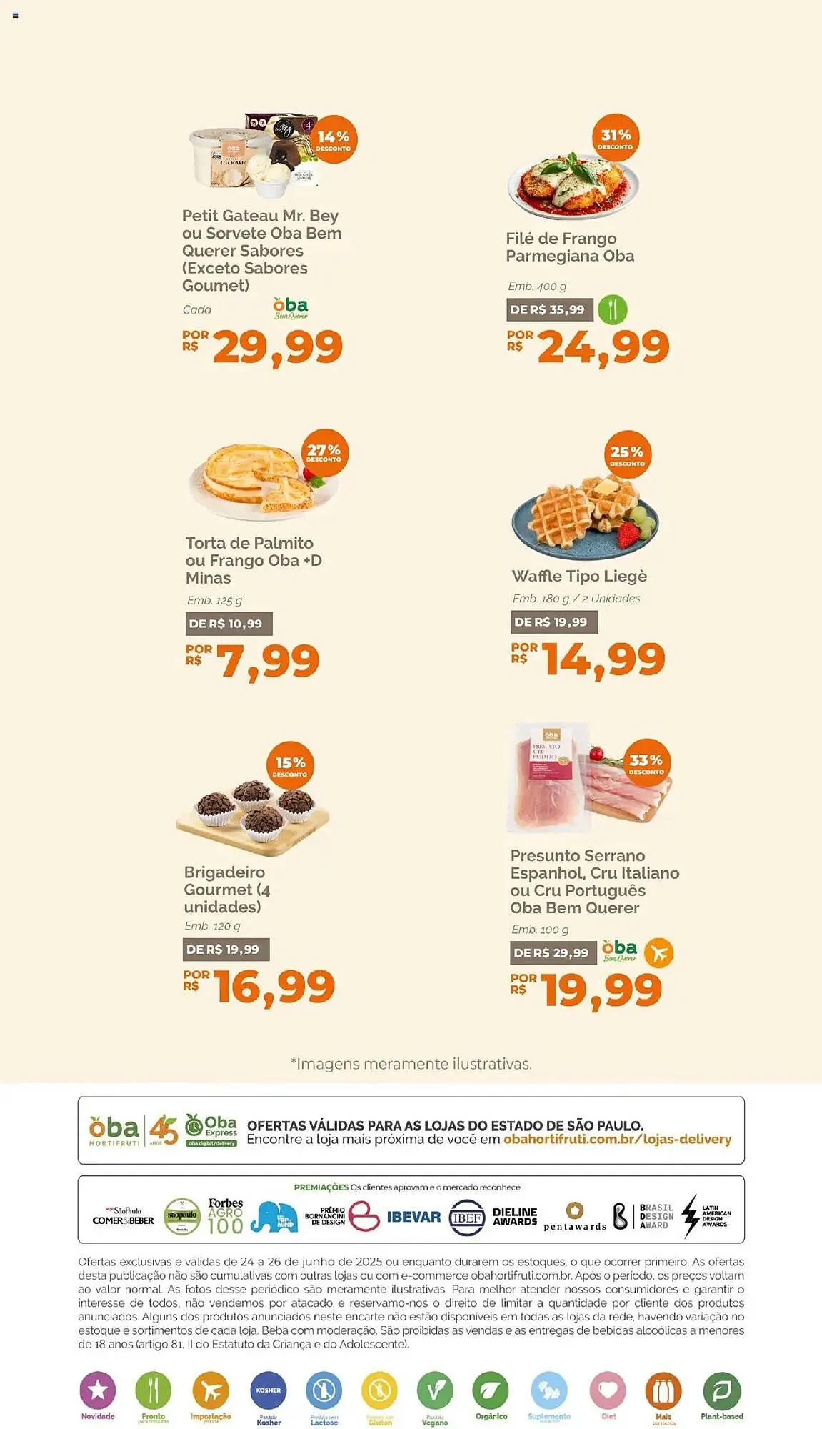 Encarte de Catálogo Oba Hortifruti 24 de junho até 26 de junho 2025 - Pagina 6