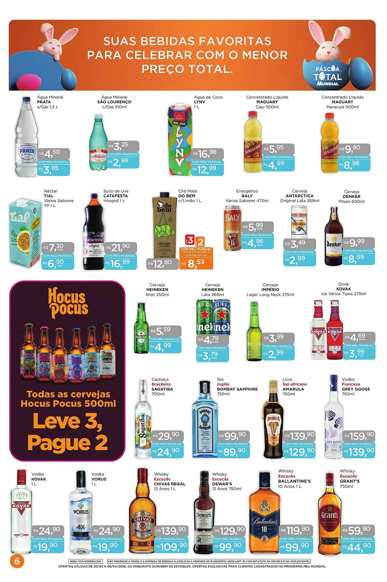 Encarte de Encarte Supermercados Mundial 19 de março até 6 de abril 2026 - Pagina 6