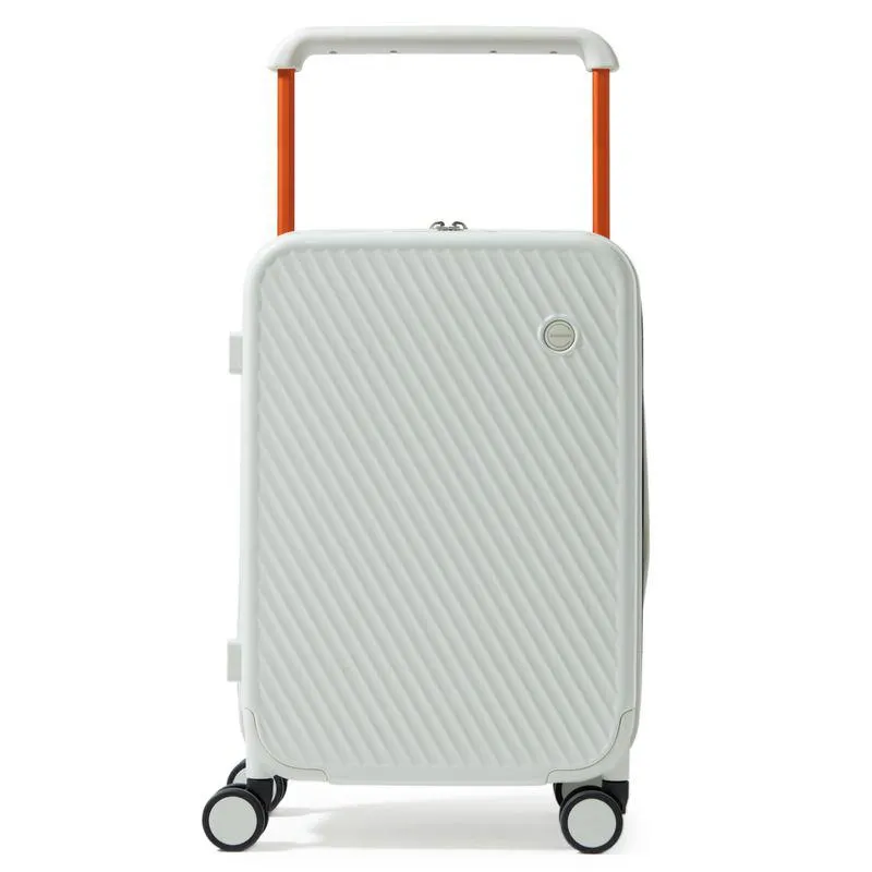 Mala De Bordo Policarbonato 4 Rodas Bagaggio Bahamas Branco