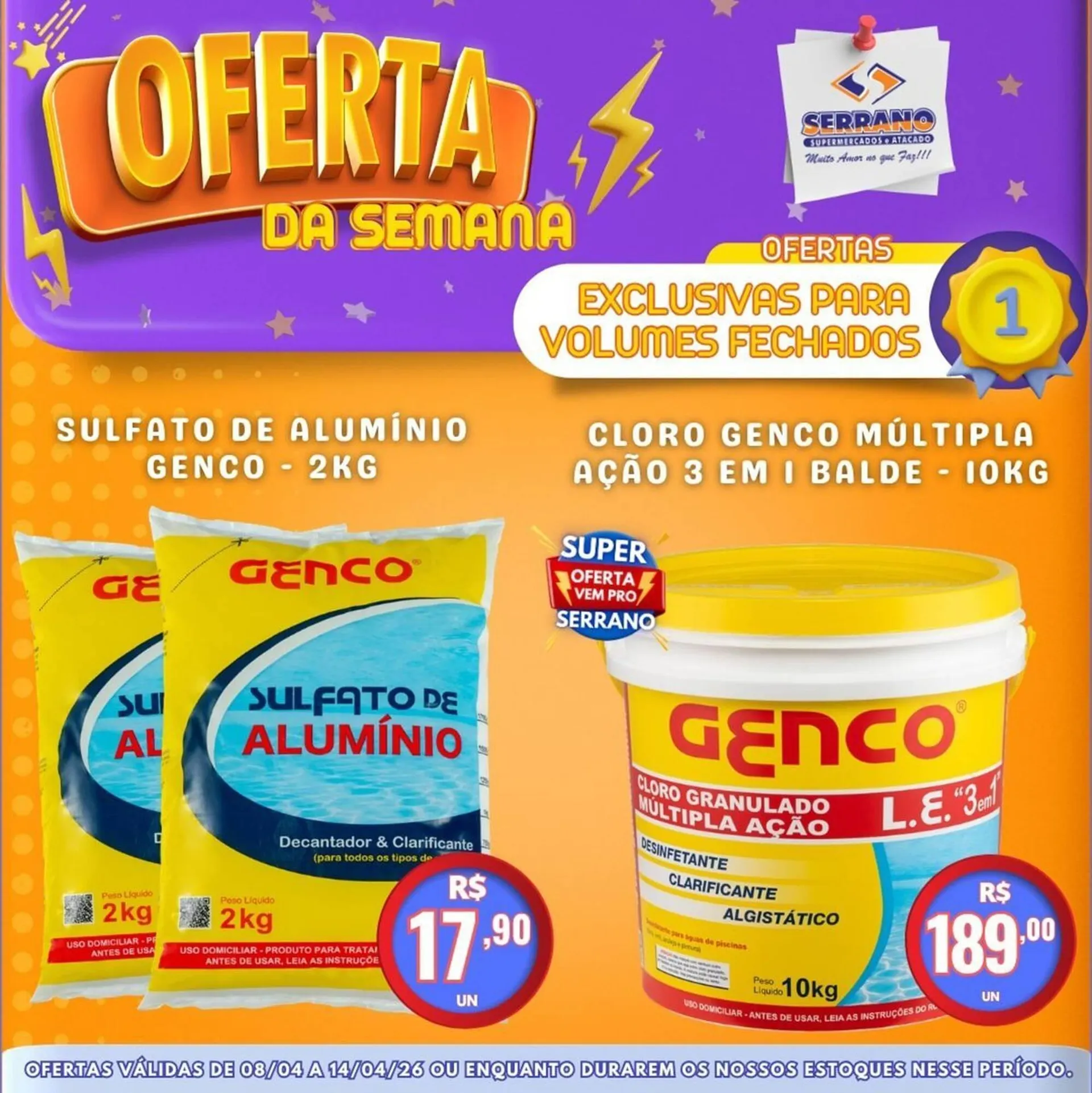 Encarte de Catálogo Serrano Supermercado 8 de abril até 14 de abril 2026 - Pagina 9