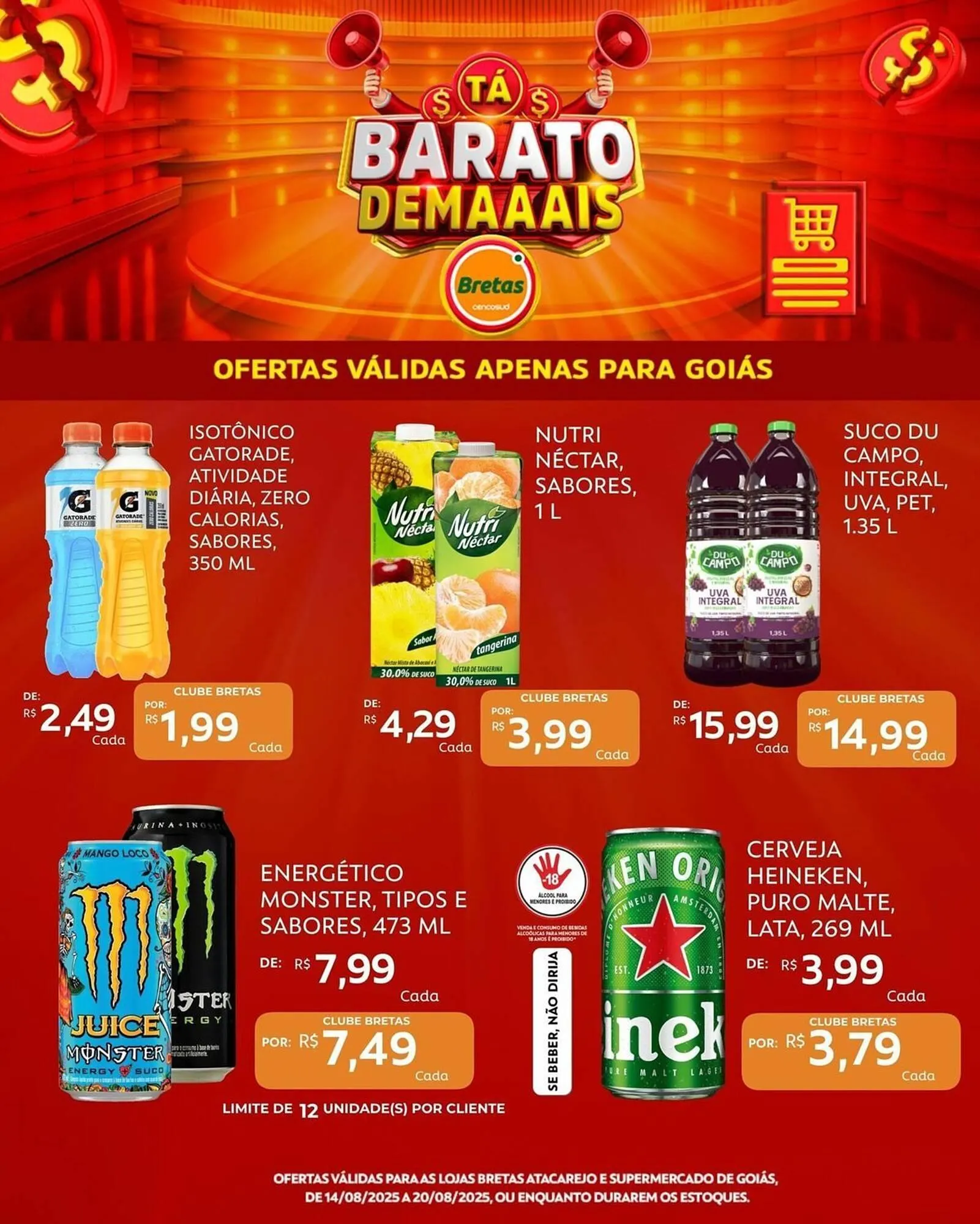 Encarte de Catálogo Supermercados Bretas 14 de agosto até 21 de agosto 2025 - Pagina 5