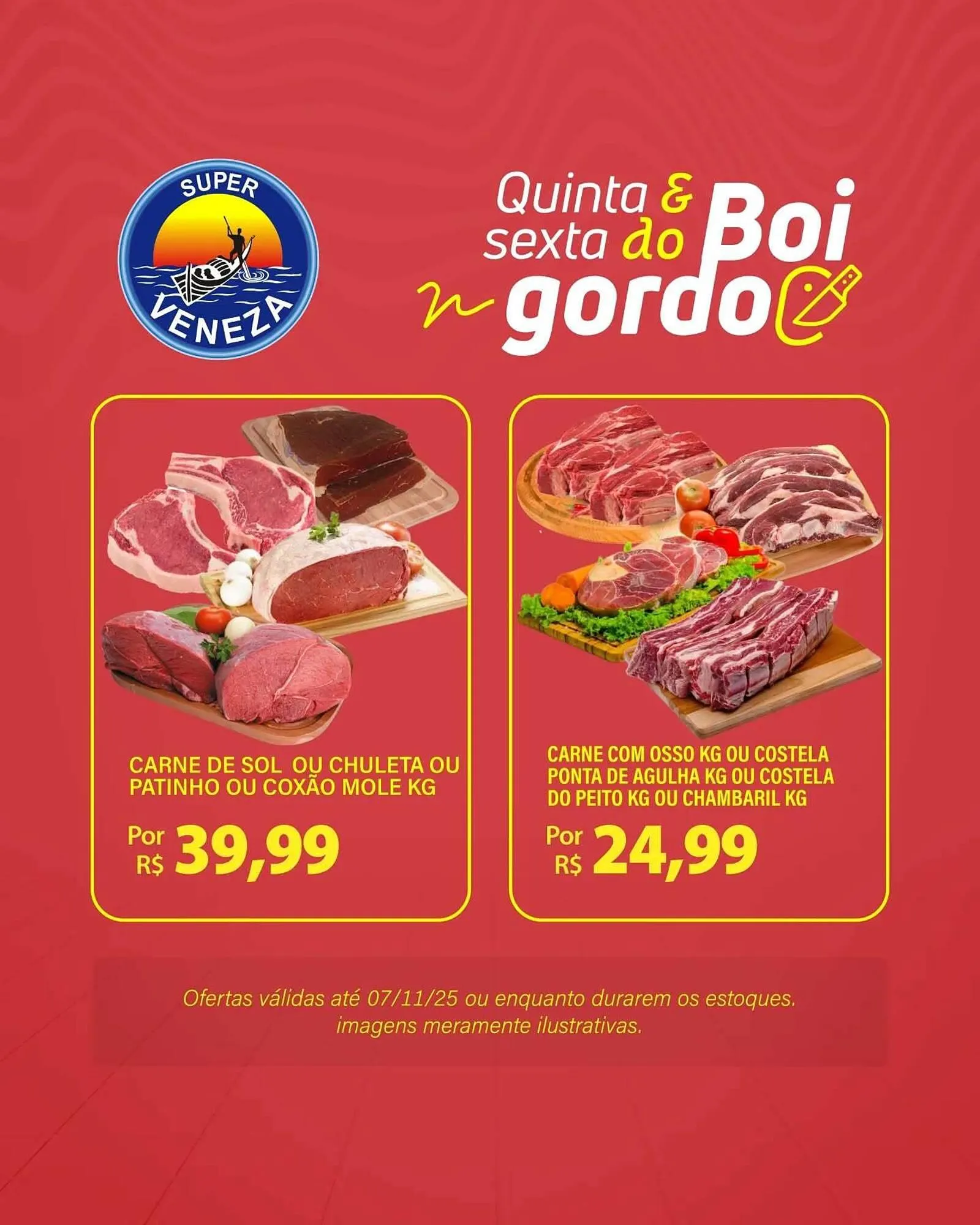 Encarte de Catálogo Super Veneza 6 de novembro até 7 de novembro 2025 - Pagina 1