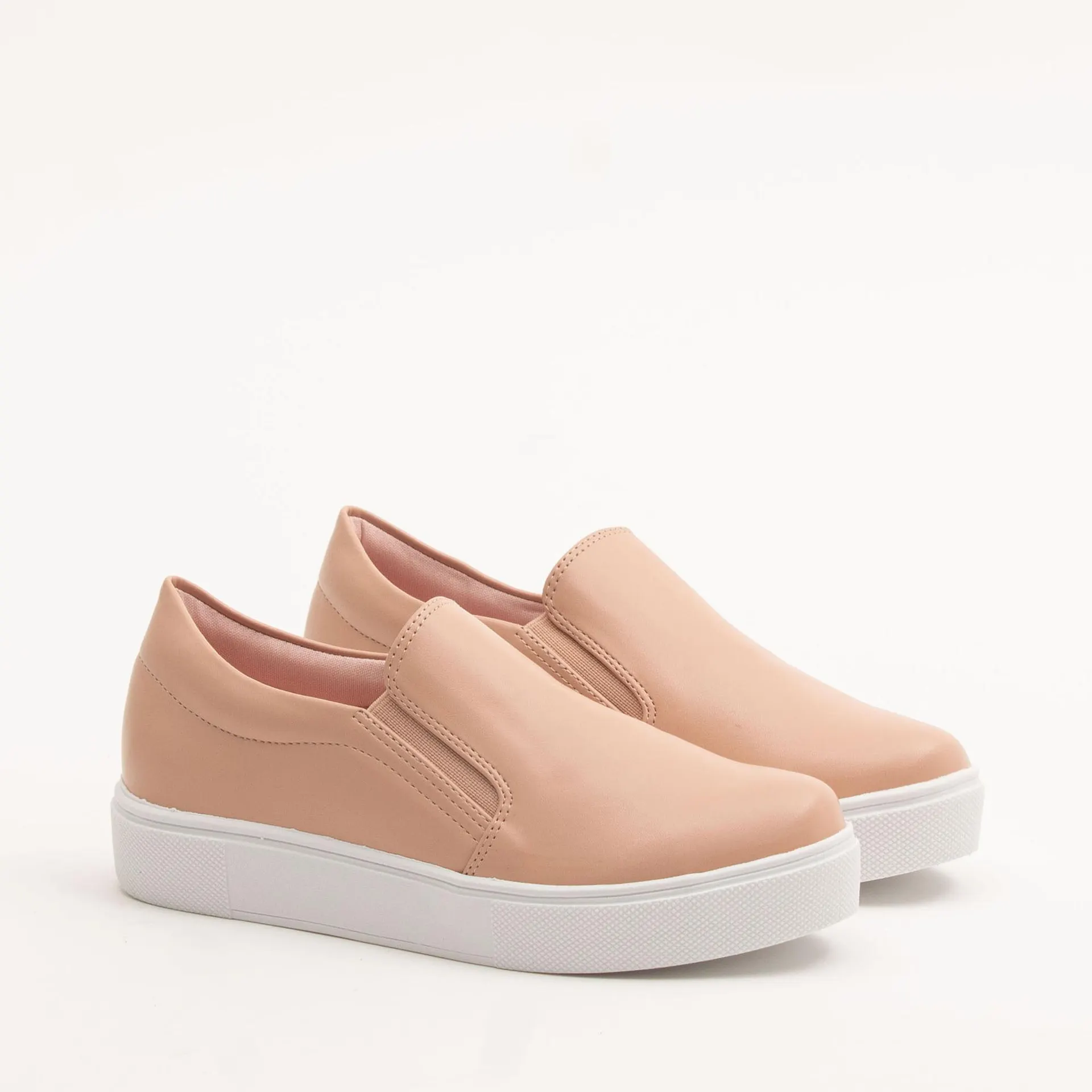 Tênis slip on básico - ROSADO
