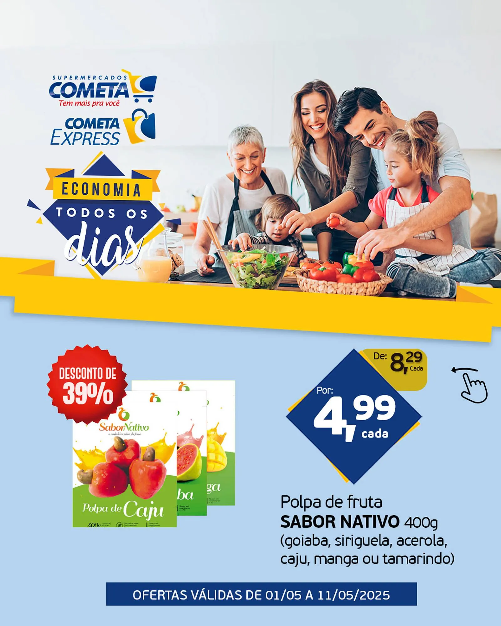 Encarte de Catálogo Cometa Supermercados 8 de maio até 11 de maio 2025 - Pagina 4