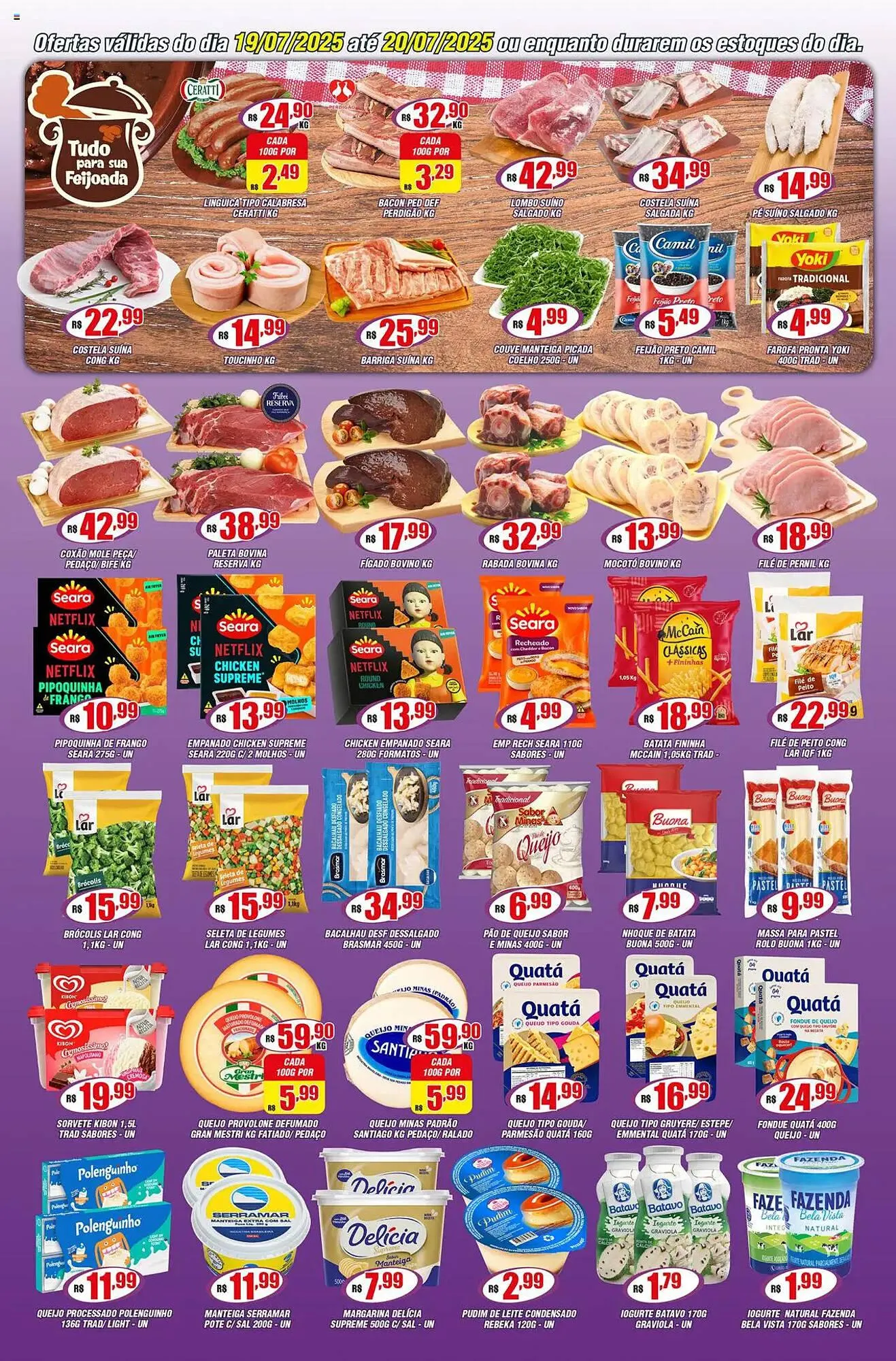 Encarte de Catálogo Violeta Supermercados 19 de julho até 20 de julho 2025 - Pagina 2