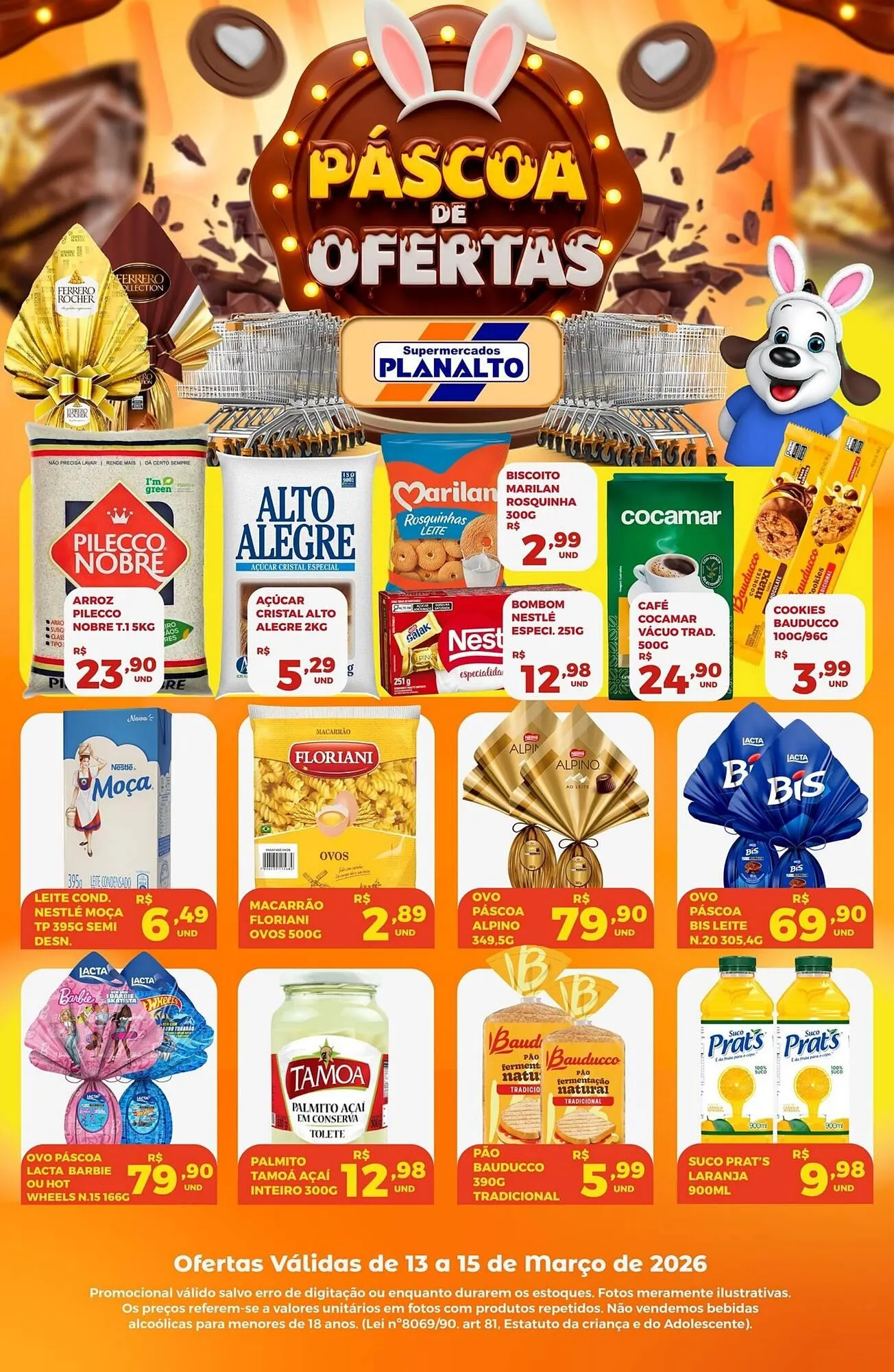 Encarte de Catálogo Supermercados Planalto 13 de março até 15 de março 2026 - Pagina 3