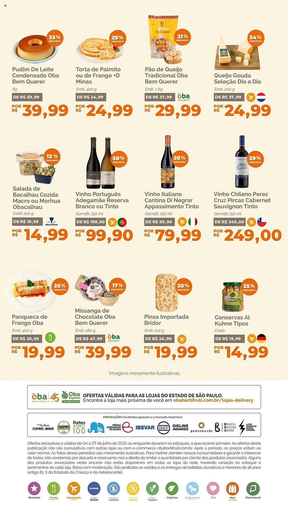 Encarte de Catálogo Oba Hortifruti 4 de julho até 7 de julho 2025 - Pagina 6